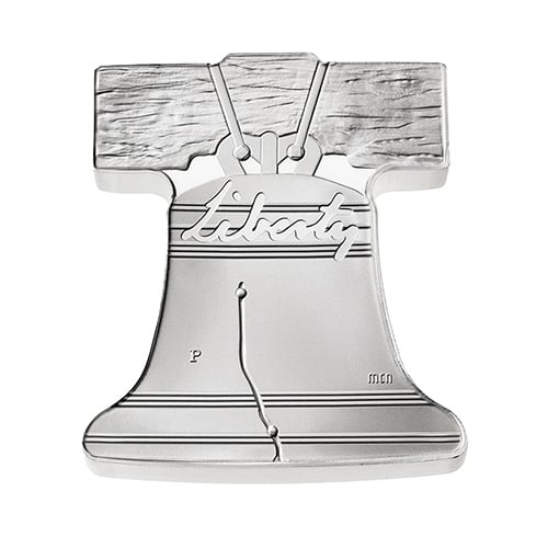 Freedom Ringing Liberty Bell Silver Medal Reverse