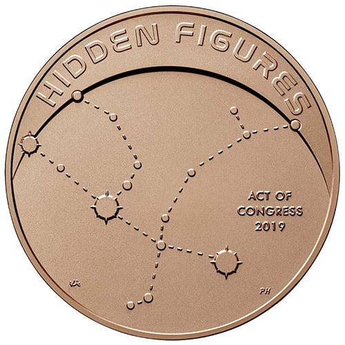 Hidden Figures Group Medal Reverse