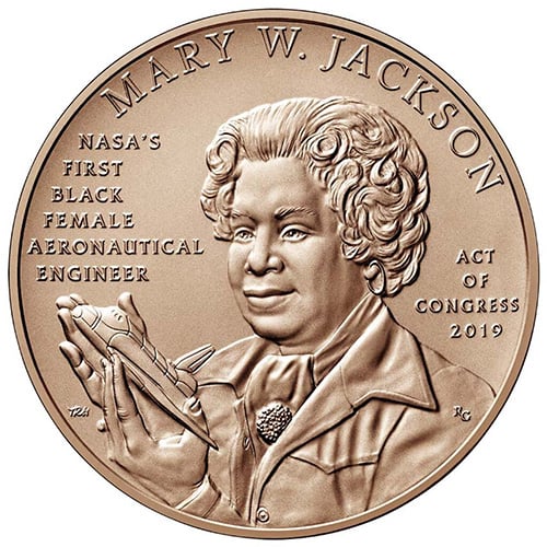 Mary Jackson Bronze Medal Obverse