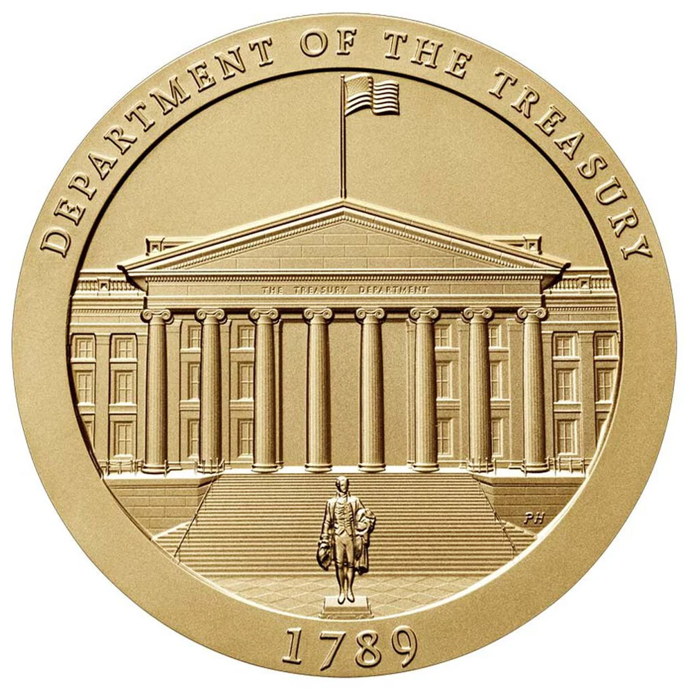 Secretary Mnuchin Medal Reverse