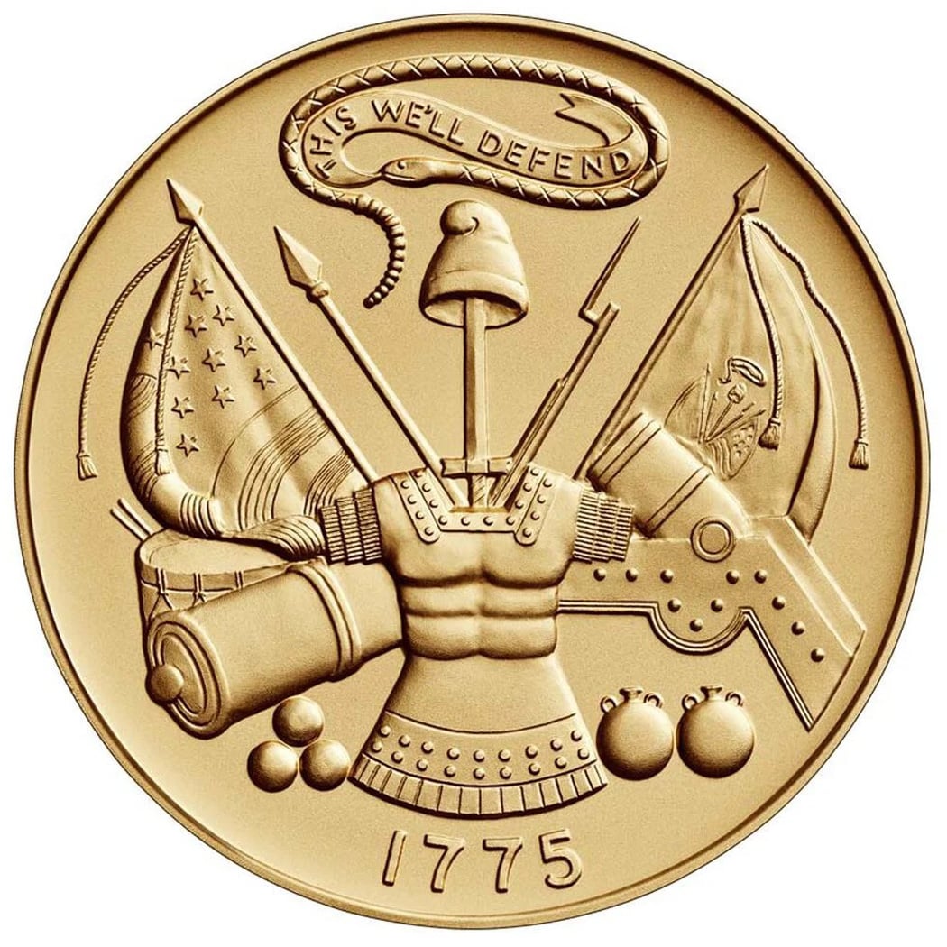 U.S. Army Bicentennial Medal Reverse