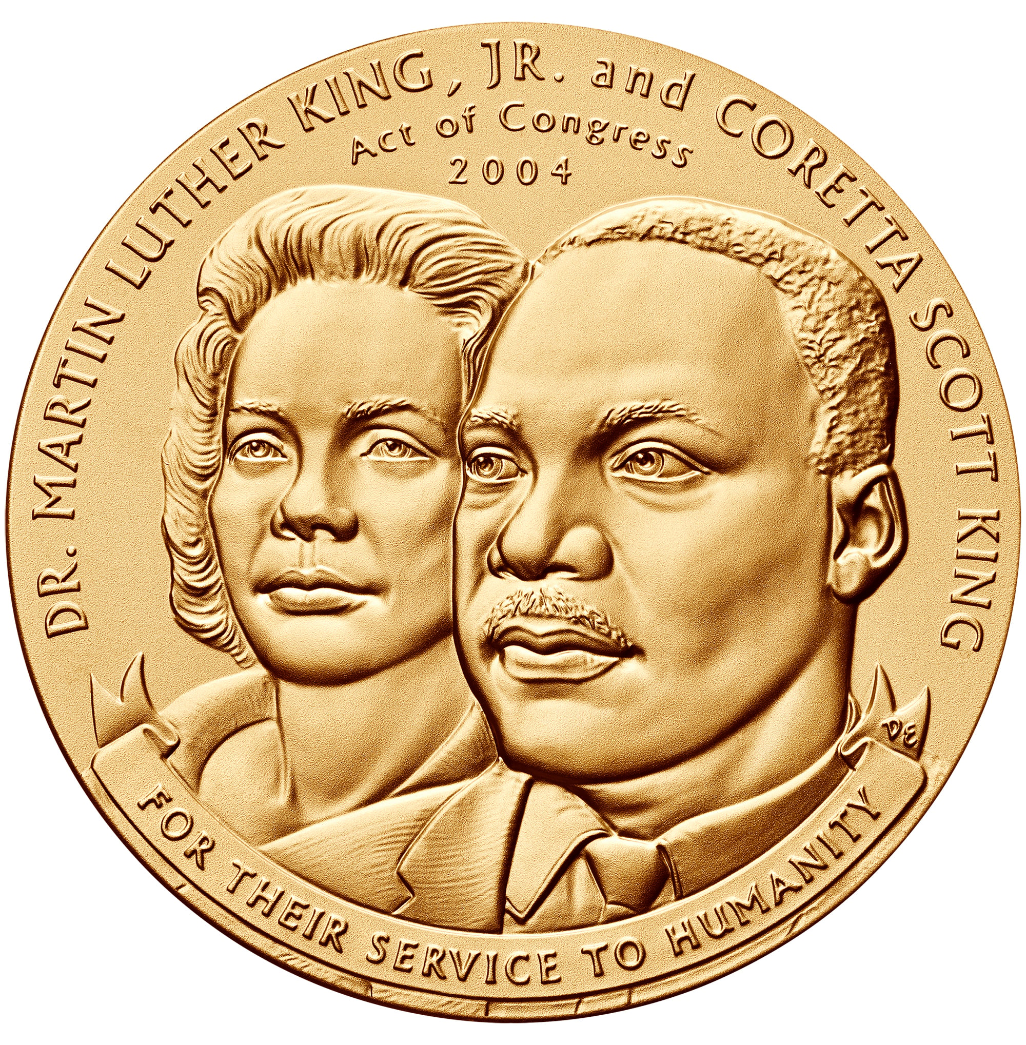 Dr. Martin Luther King, Jr. and Coretta Scott King Obverse