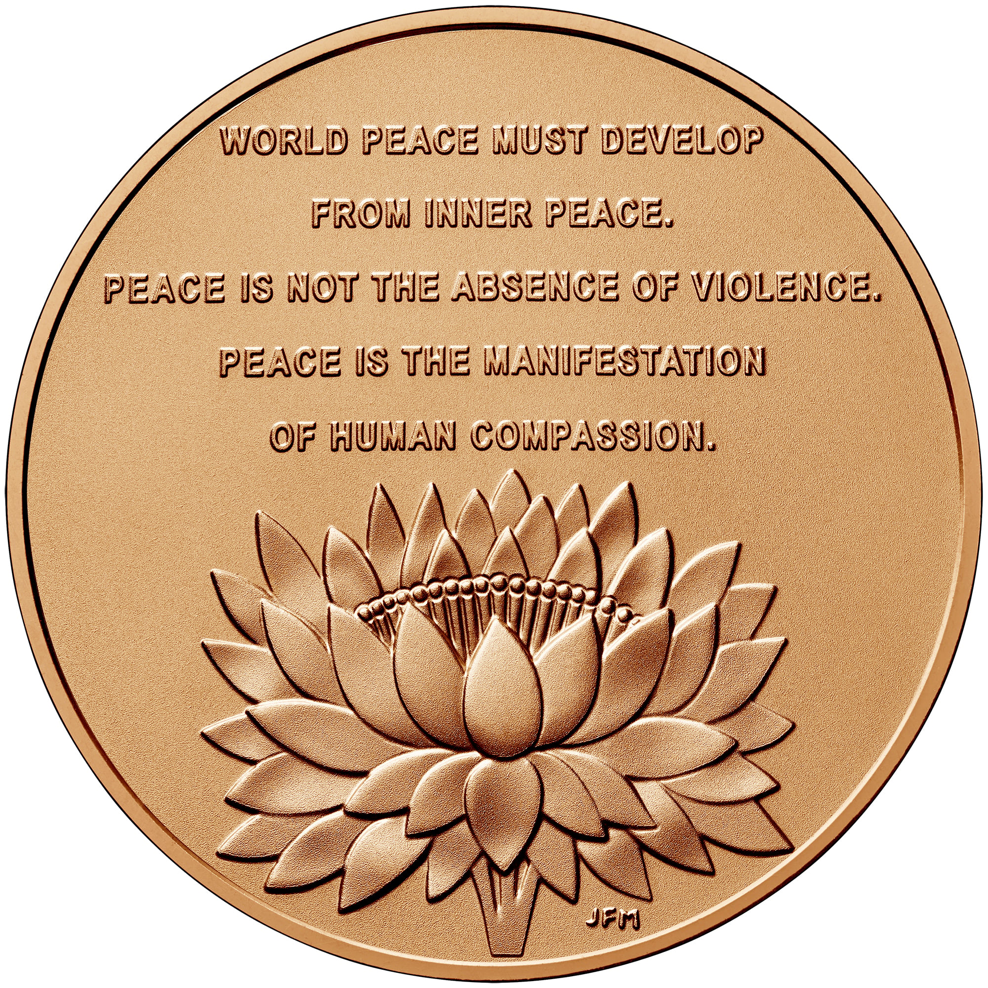 Dalai Lama Medal Reverse