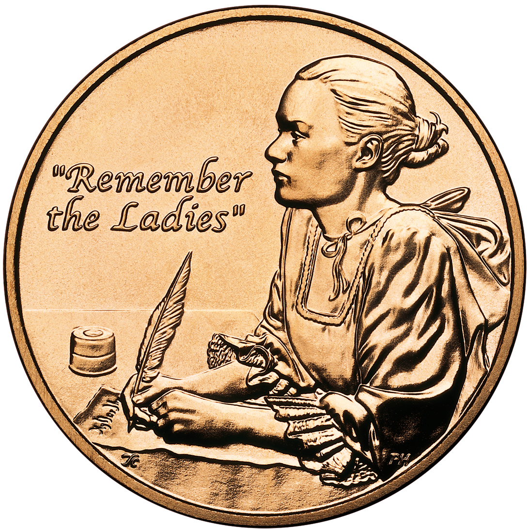 First Spouse Abigail Adams Bronze Medal Reverse