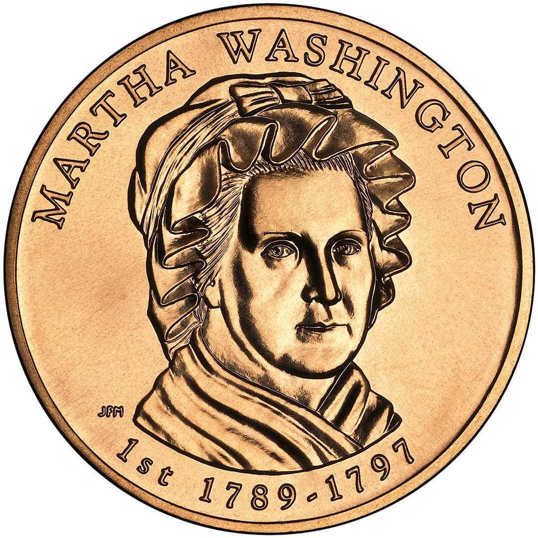 Martha Washington Bronze Medal Obverse