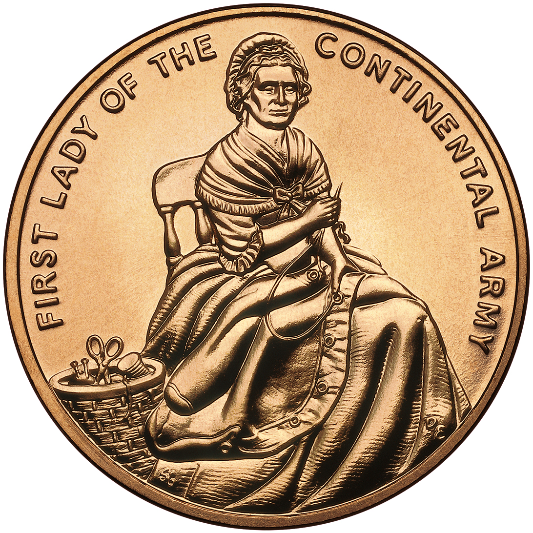 Martha Washington Bronze Medal Reverse