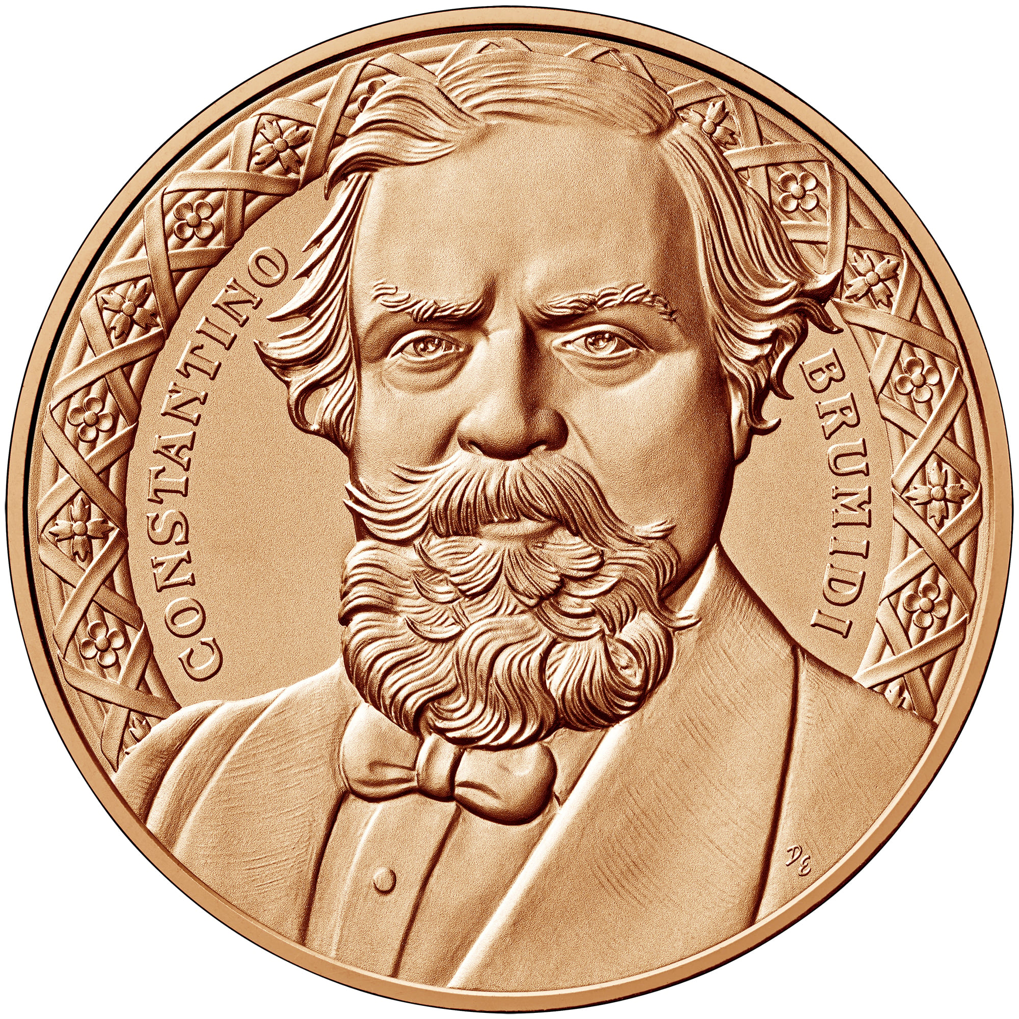 Constantino Brumidi Bronze Medal Obverse