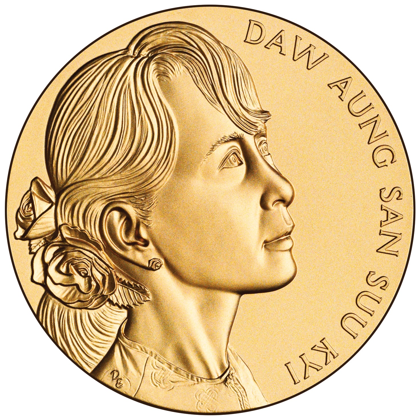 Daw Aung San Suu Kyi Medal Obverse