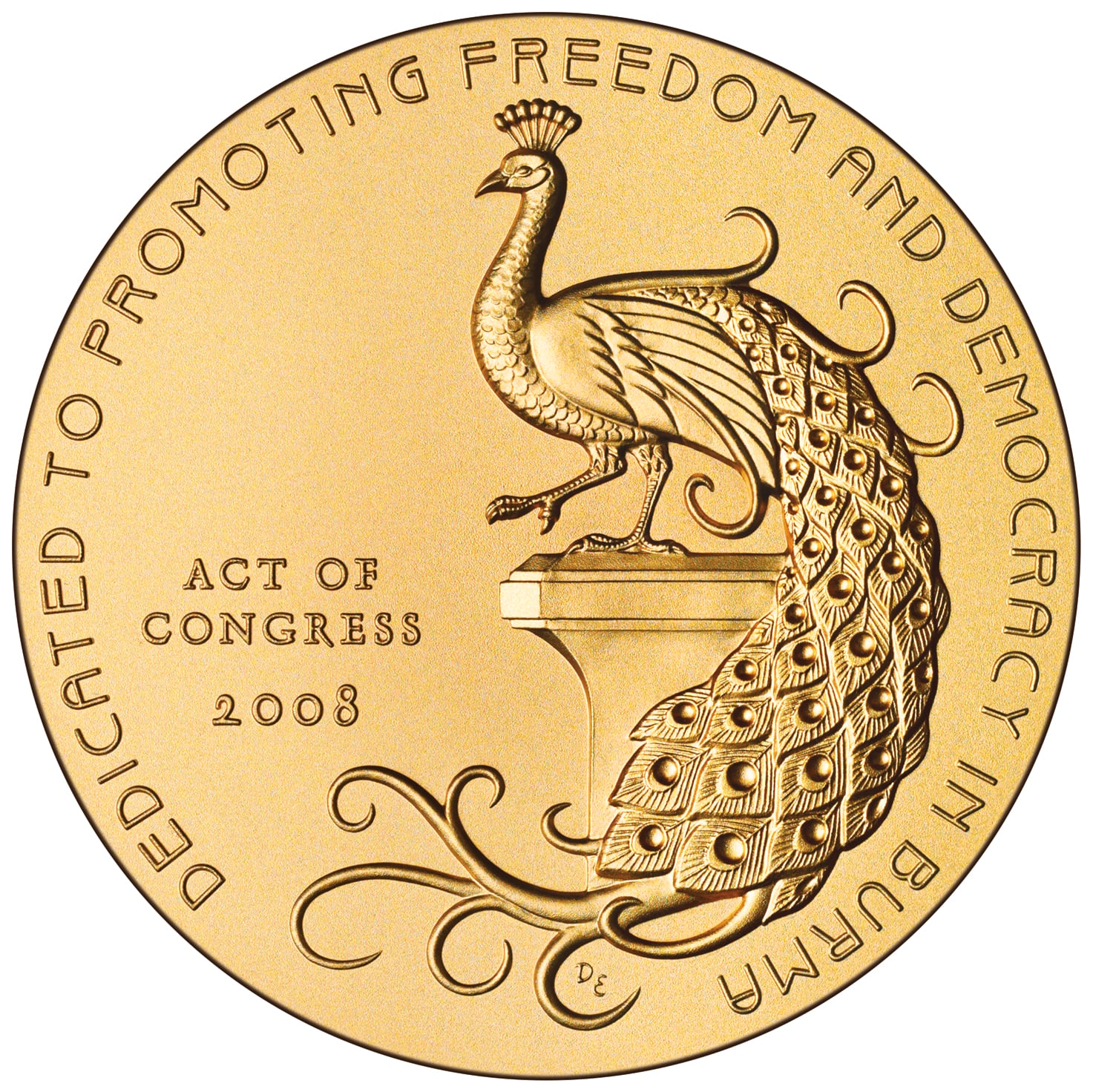 Daw Aung San Suu Kyi Medal Reverse