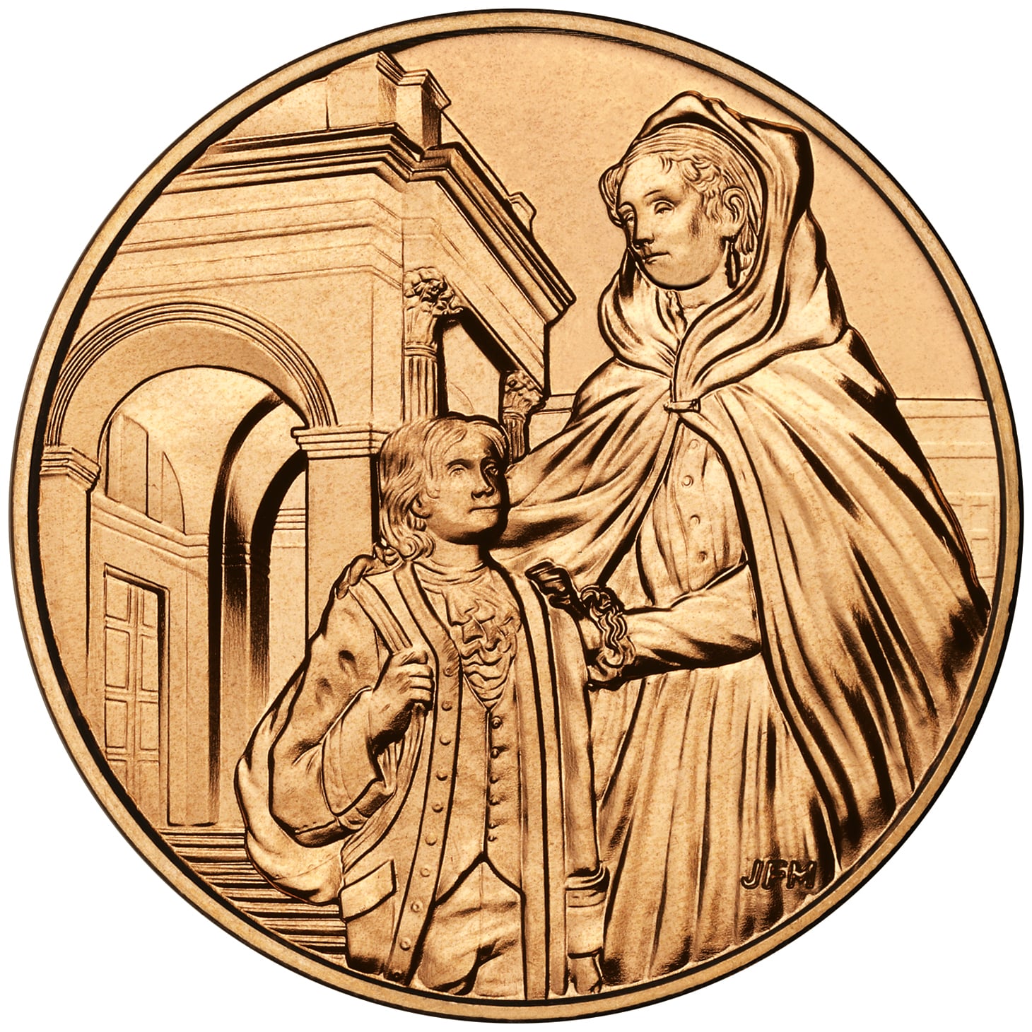 Louisa Adams Bronze Medal Reverse