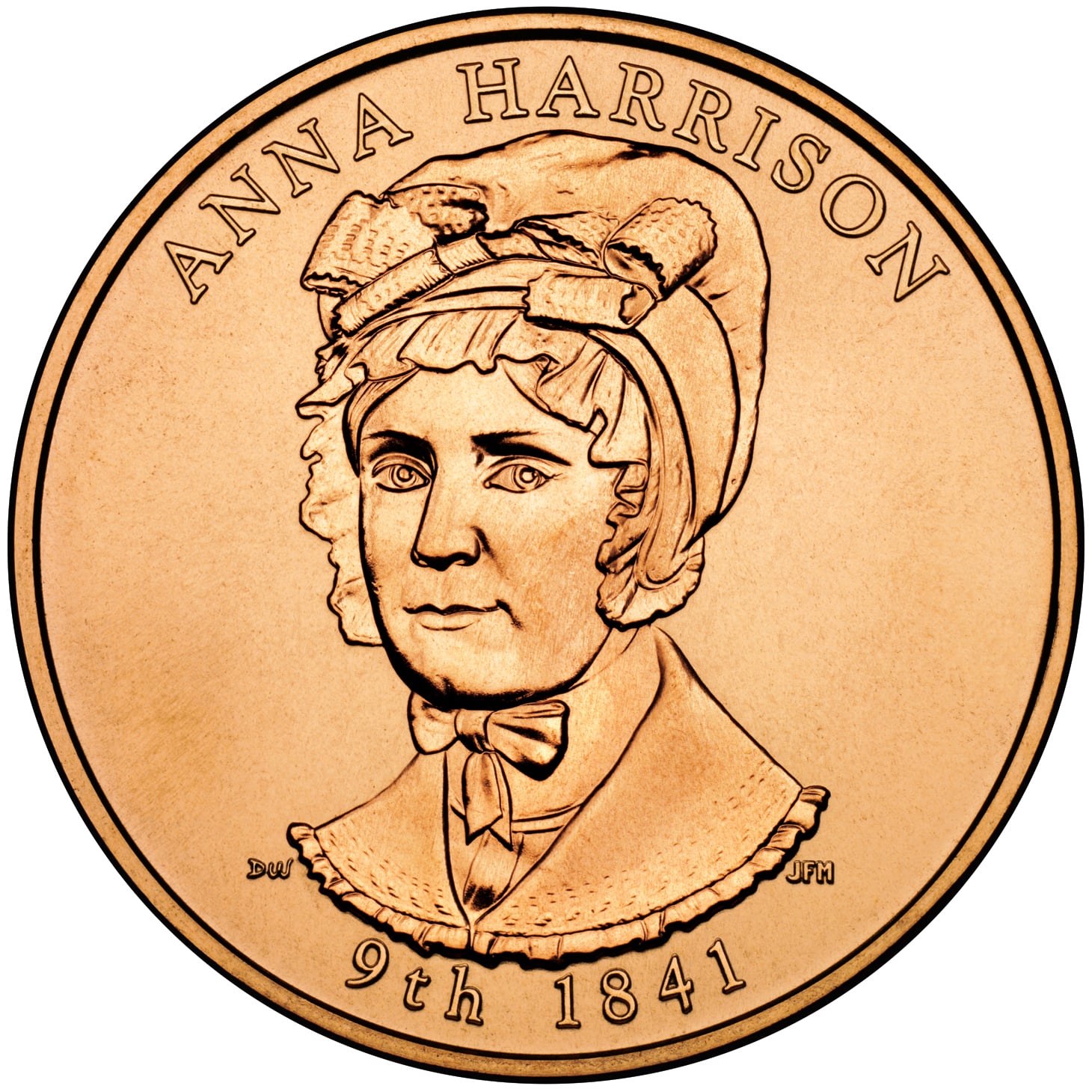 Anna Harrison Bronze Medal Obverse