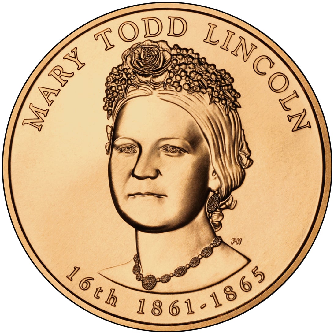 Mary Todd Lincoln Bronze Medal Obverse