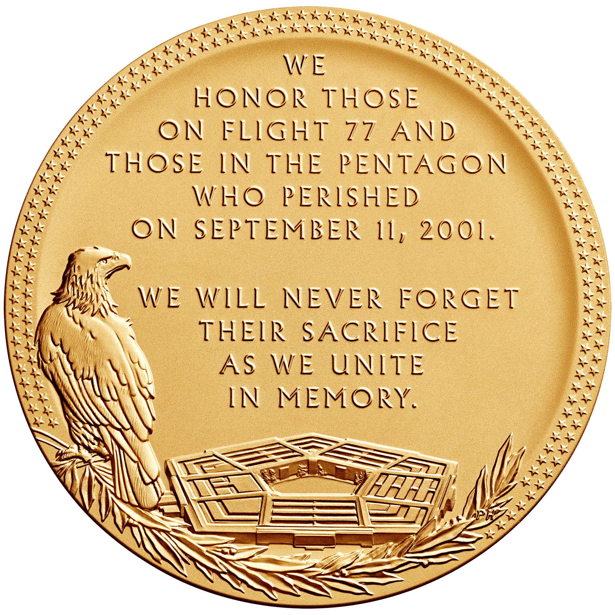 Fallen Heroes of 9/11 - Pentagon Reverse