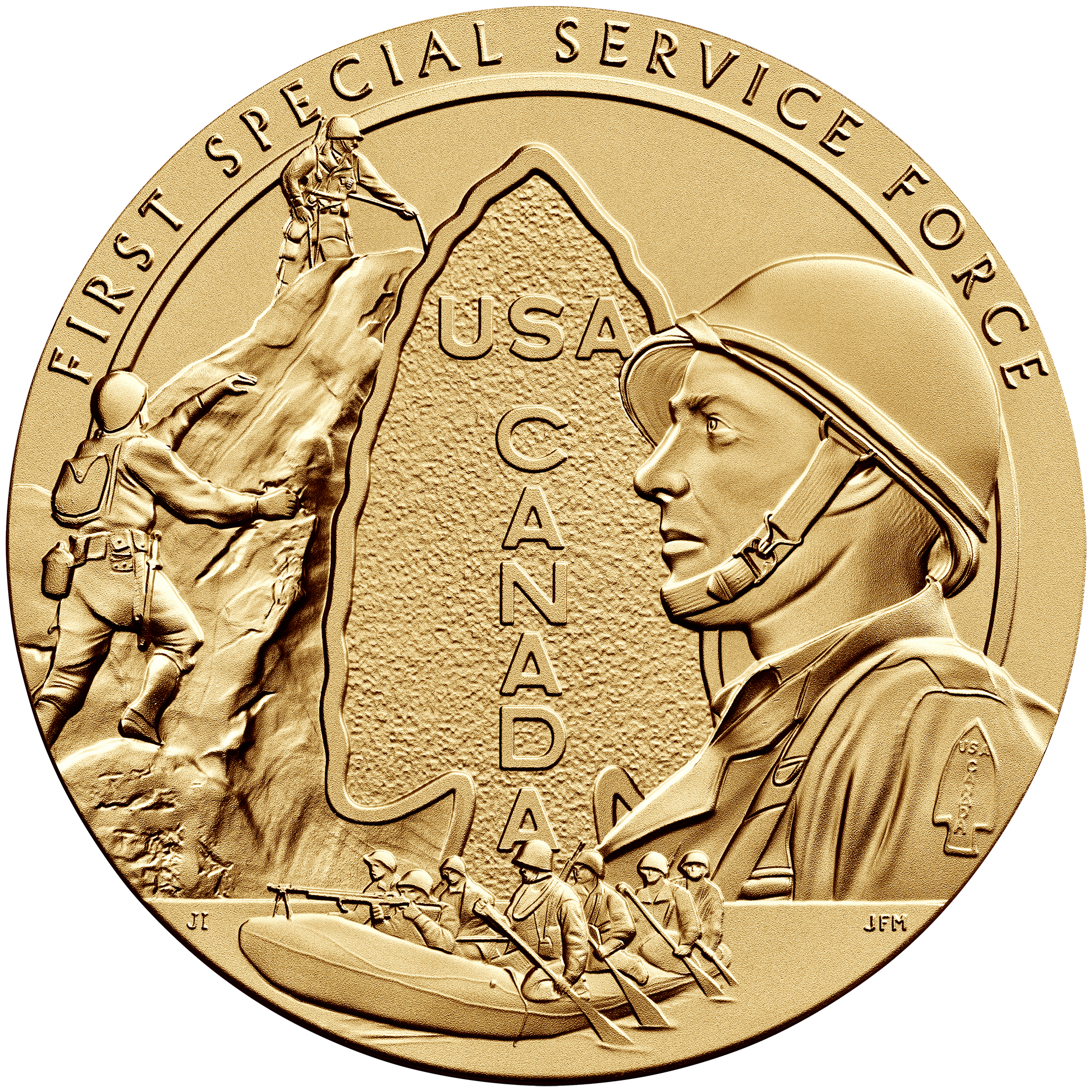 First Special Service Force Medal Obverse