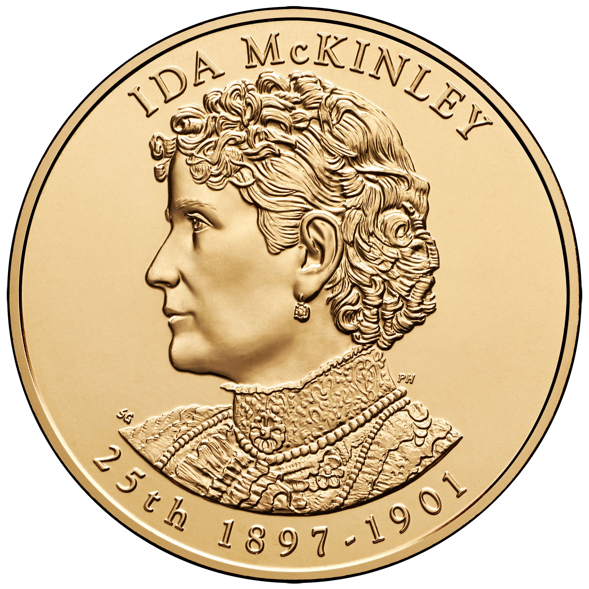 Ida McKinley Bronze Medal Obverse