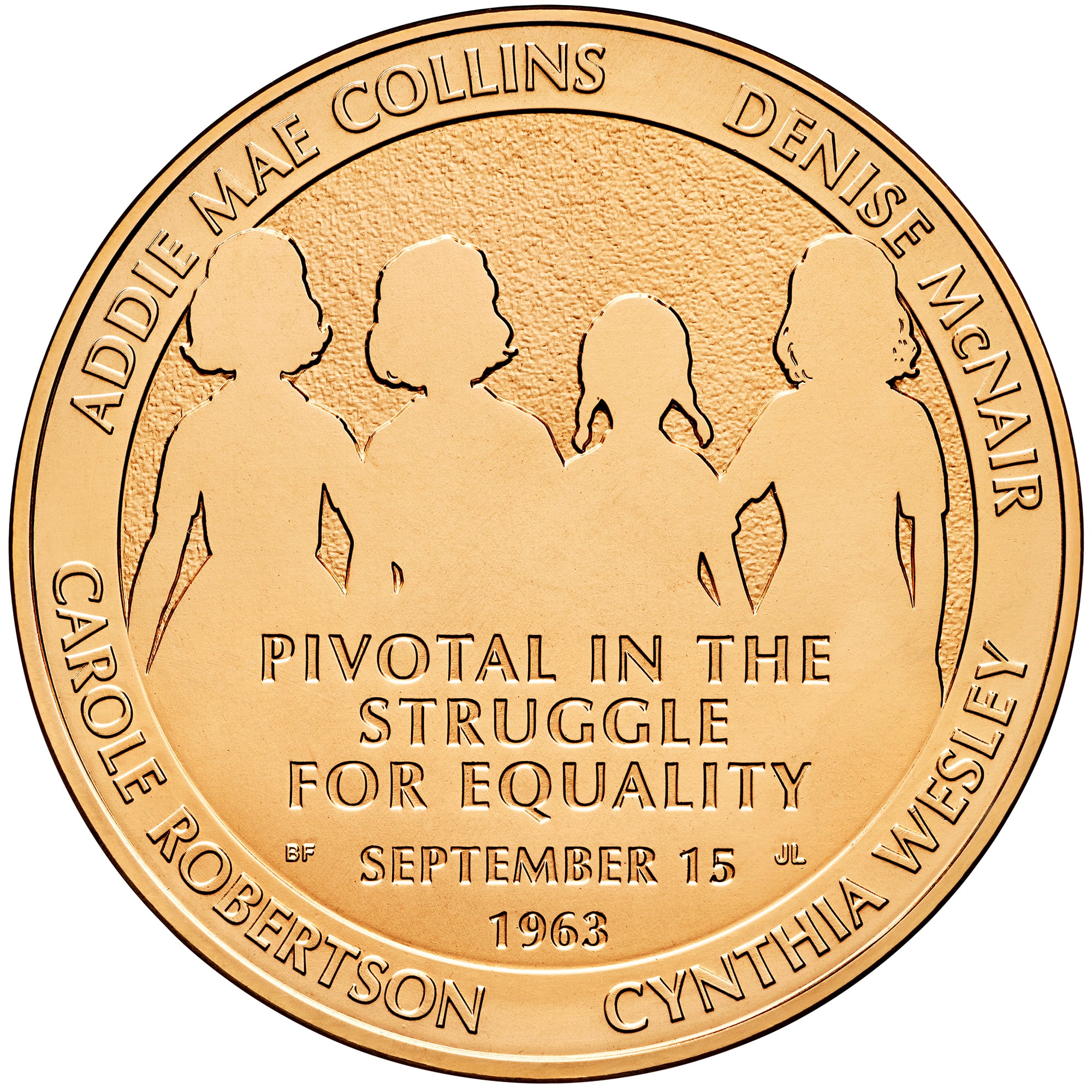 16th Street Baptist Church Bombing Victims Medal Obverse