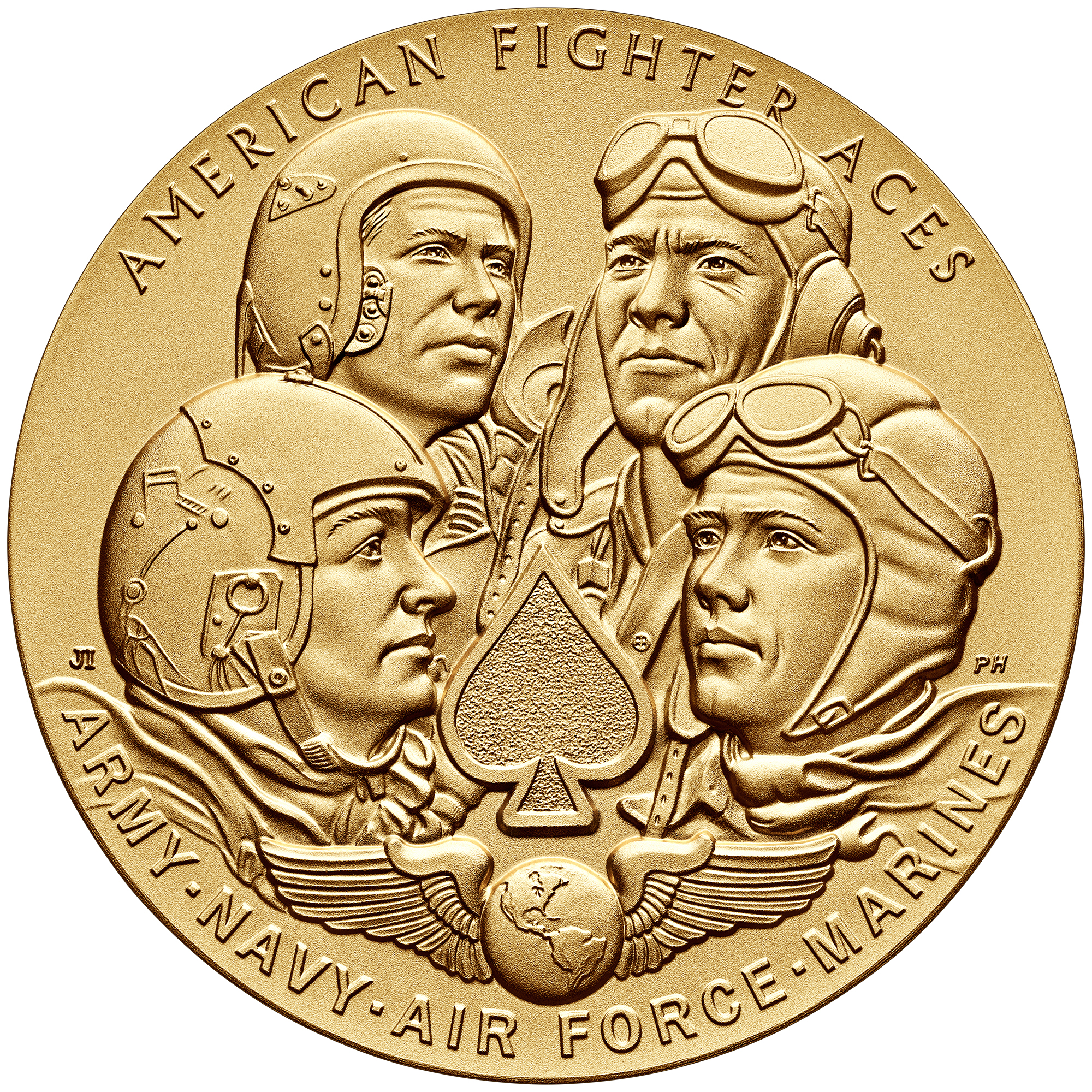 American Fighter Aces Medal Obverse
