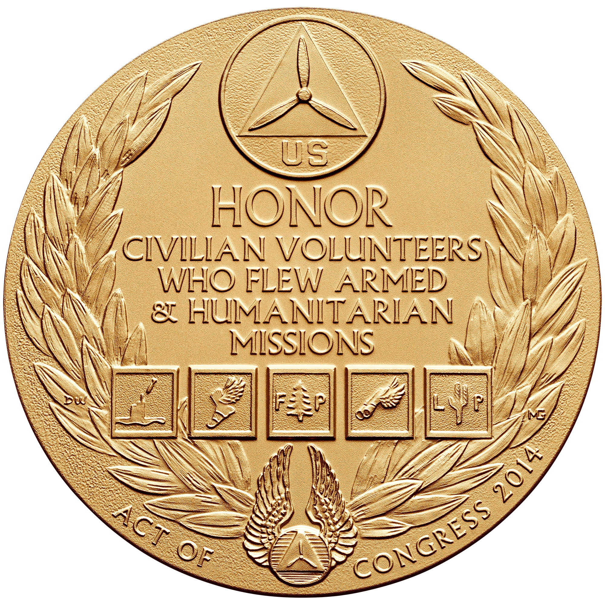 Civil Air Patrol Medal Reverse