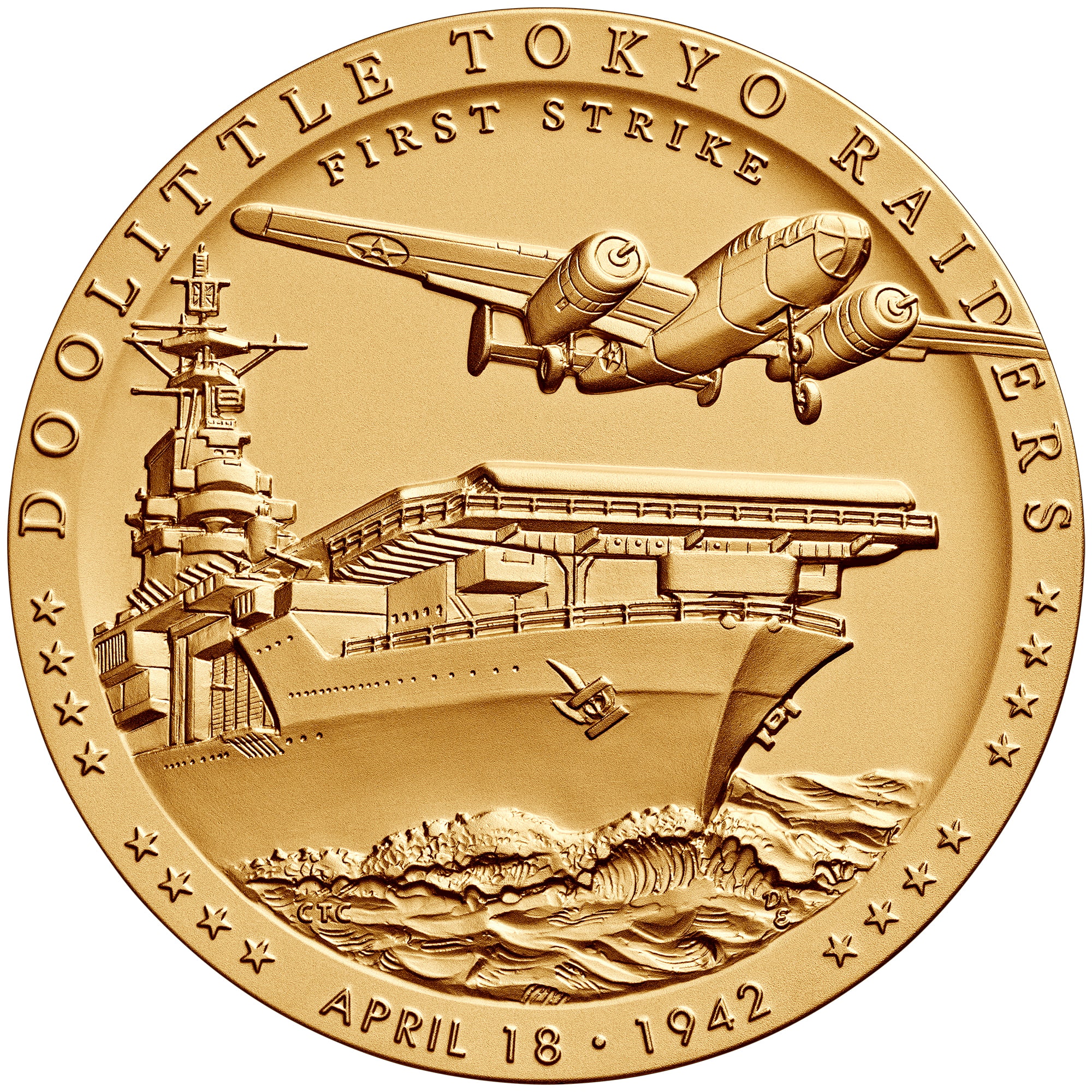 Doolittle Raiders Bronze Medal Obverse