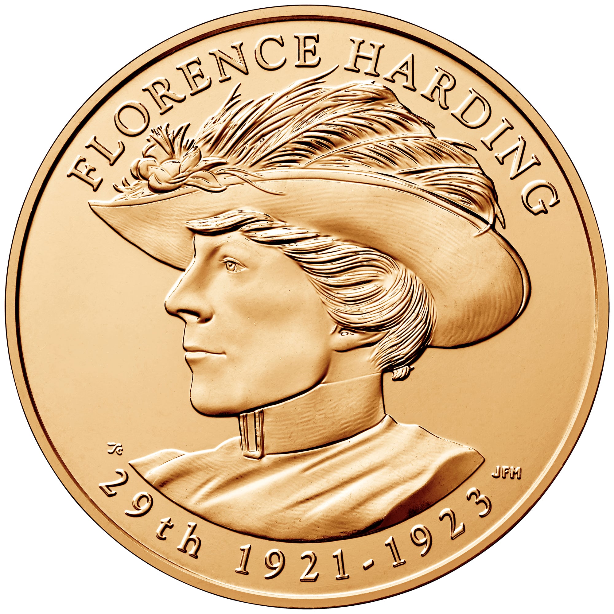 First Spouse Florence Bronze Medal Obverse