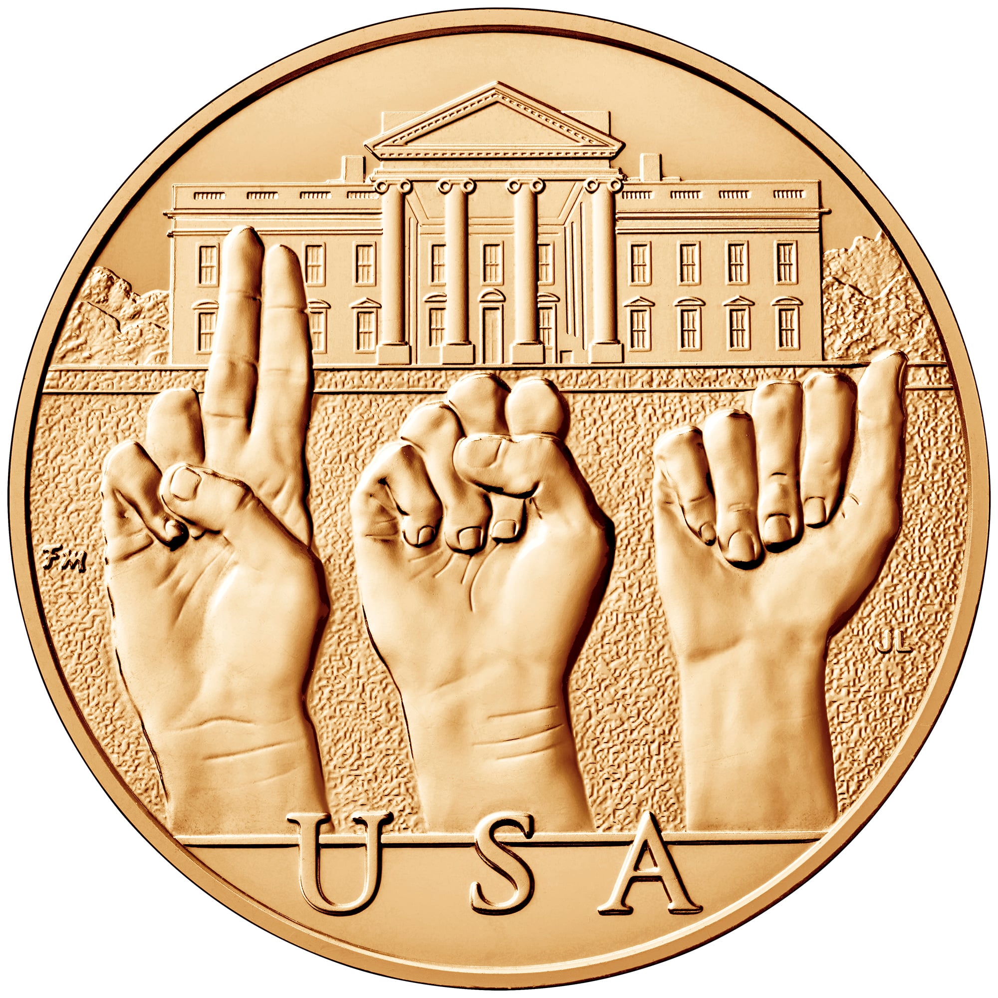 First Spouse Coin & Medal - Grace Coolidge Reverse