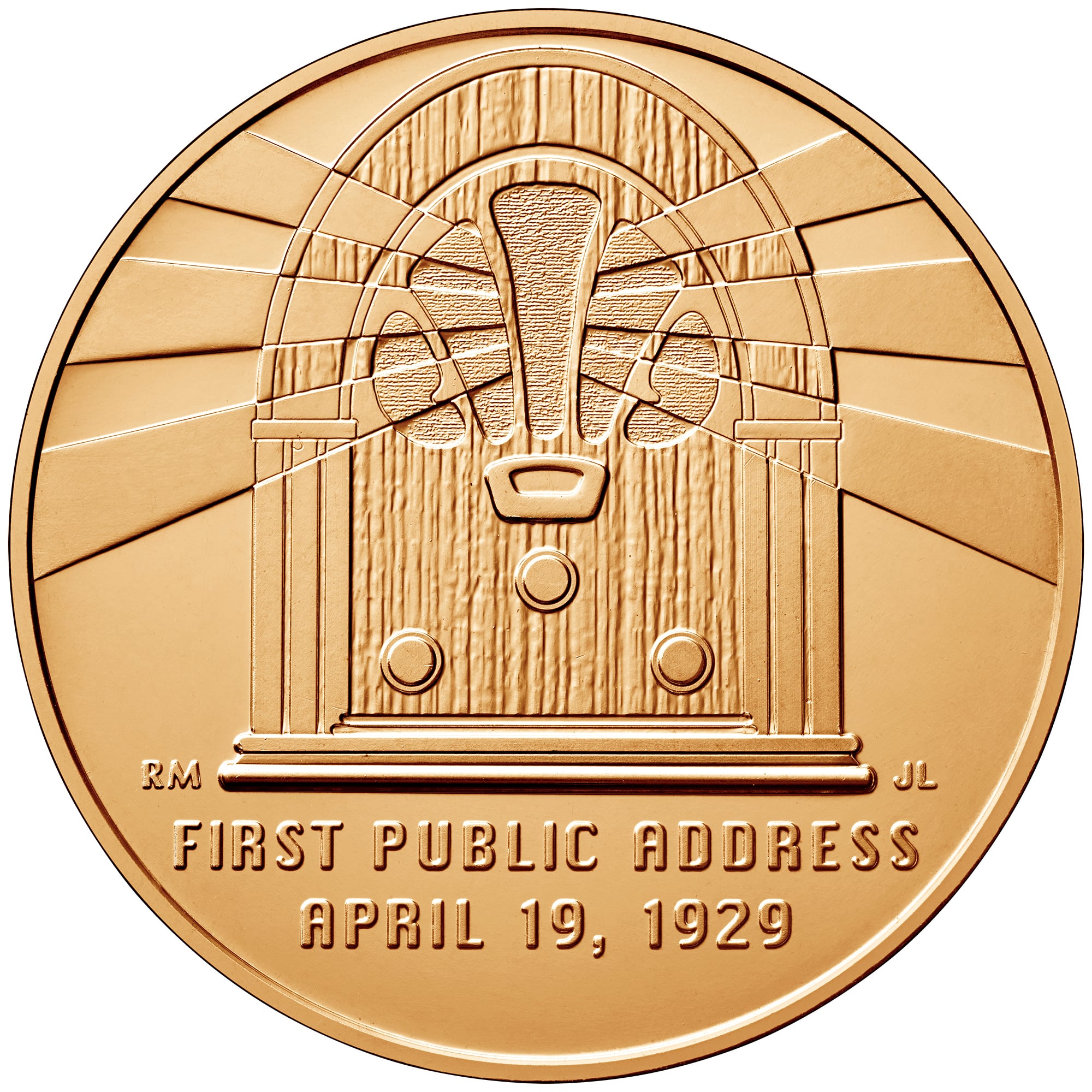 Lou Hoover Bronze Medal Reverse
