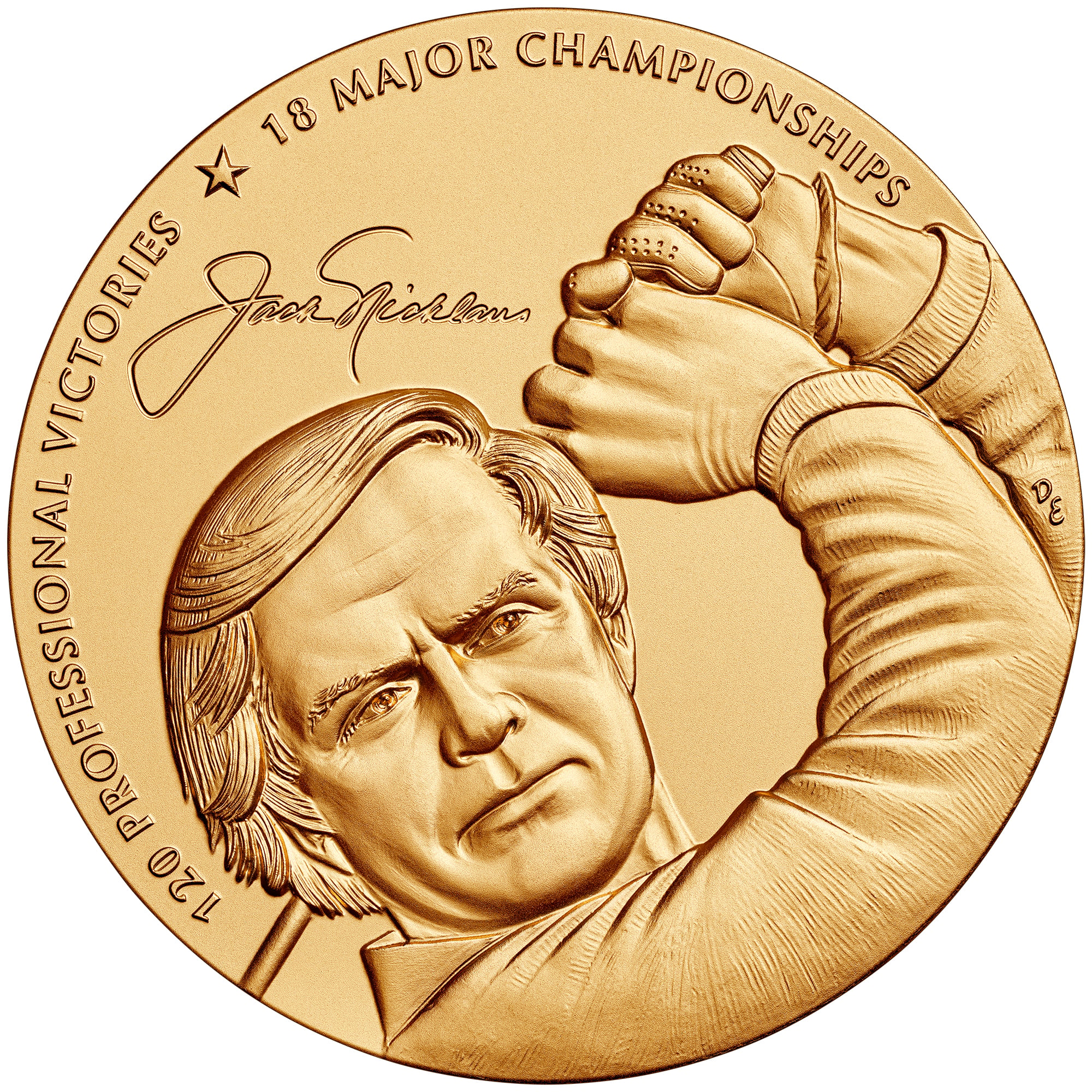 Jack Nicklaus Bronze Medal Obverse