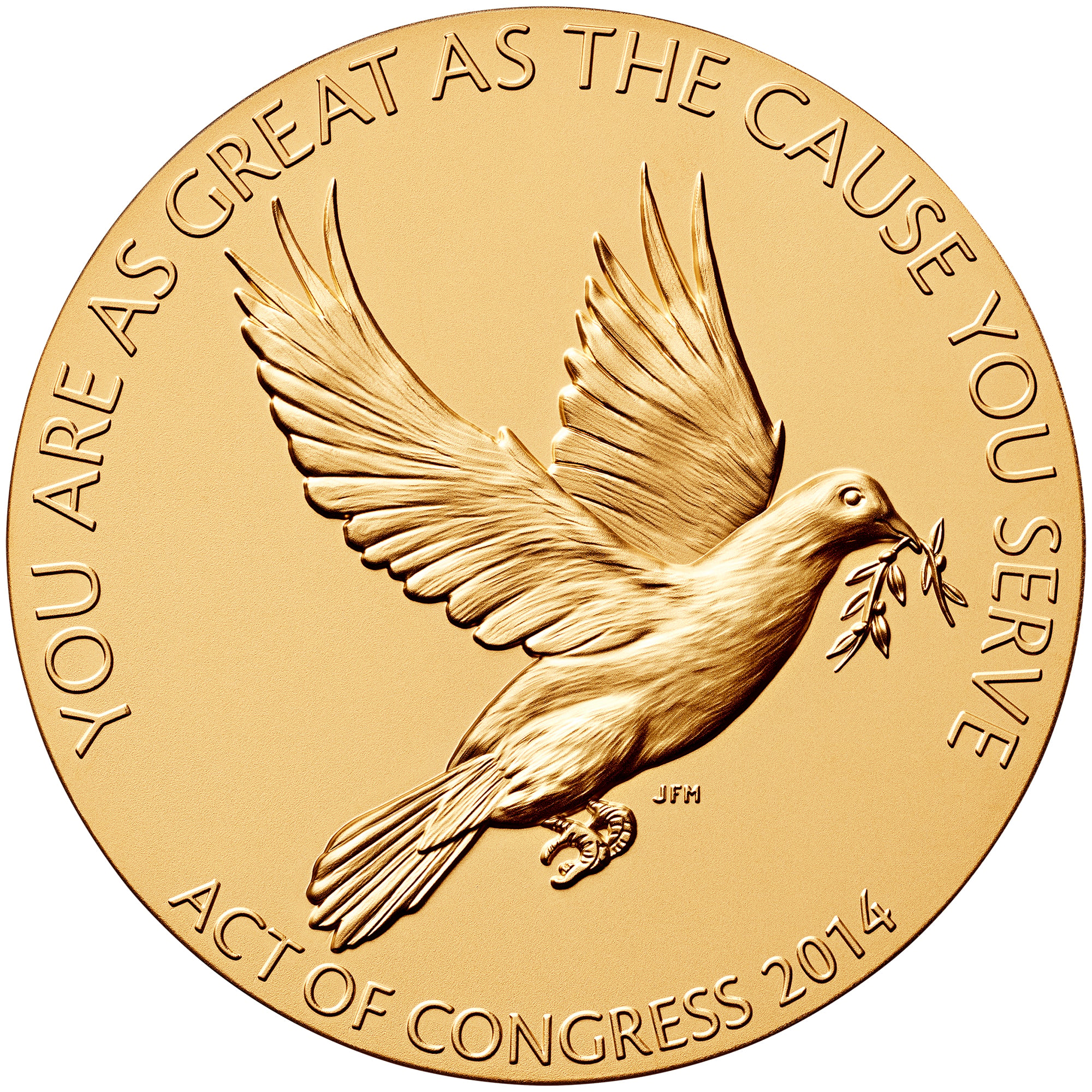 Shimon Peres Medal Reverse