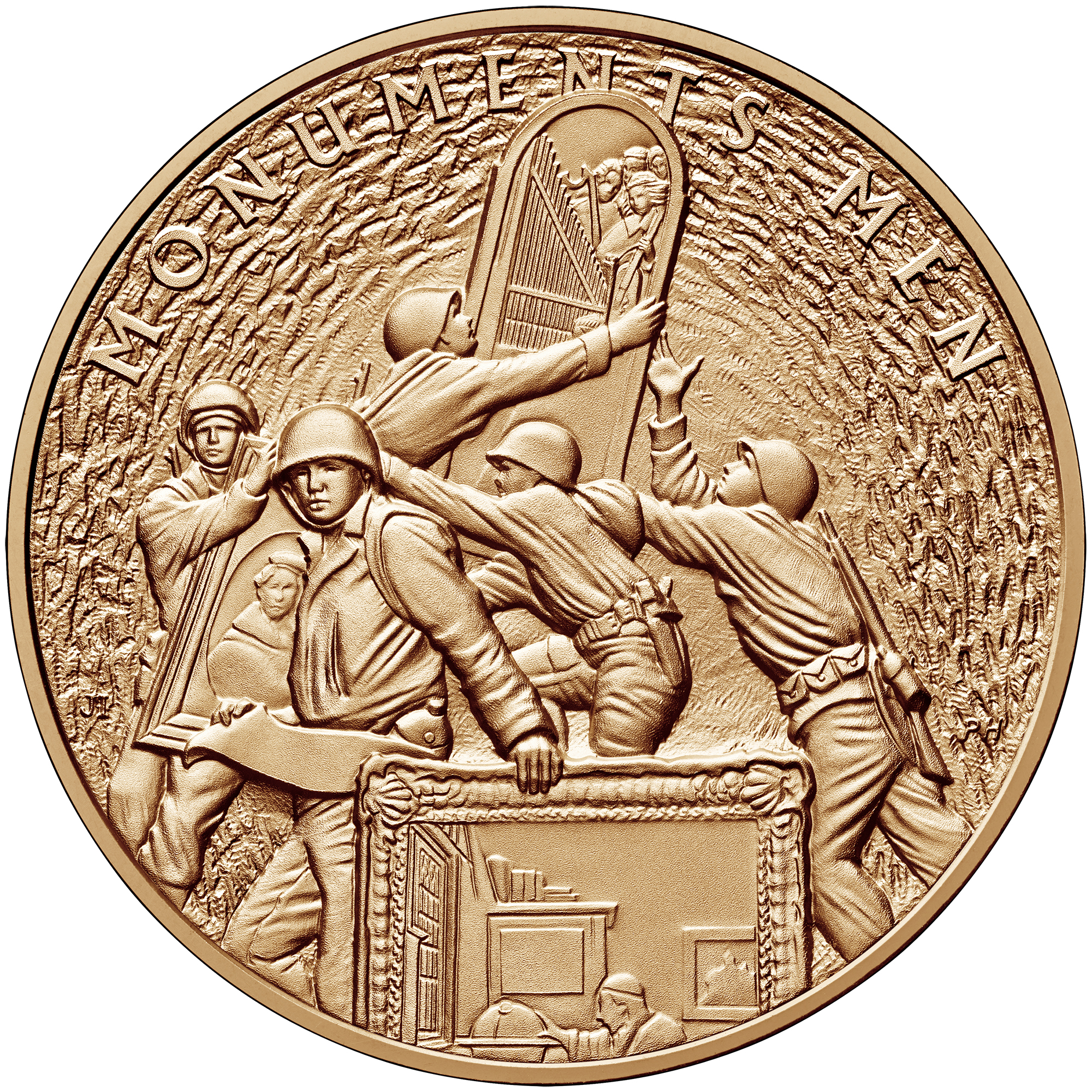 Monuments Men Medal Obverse