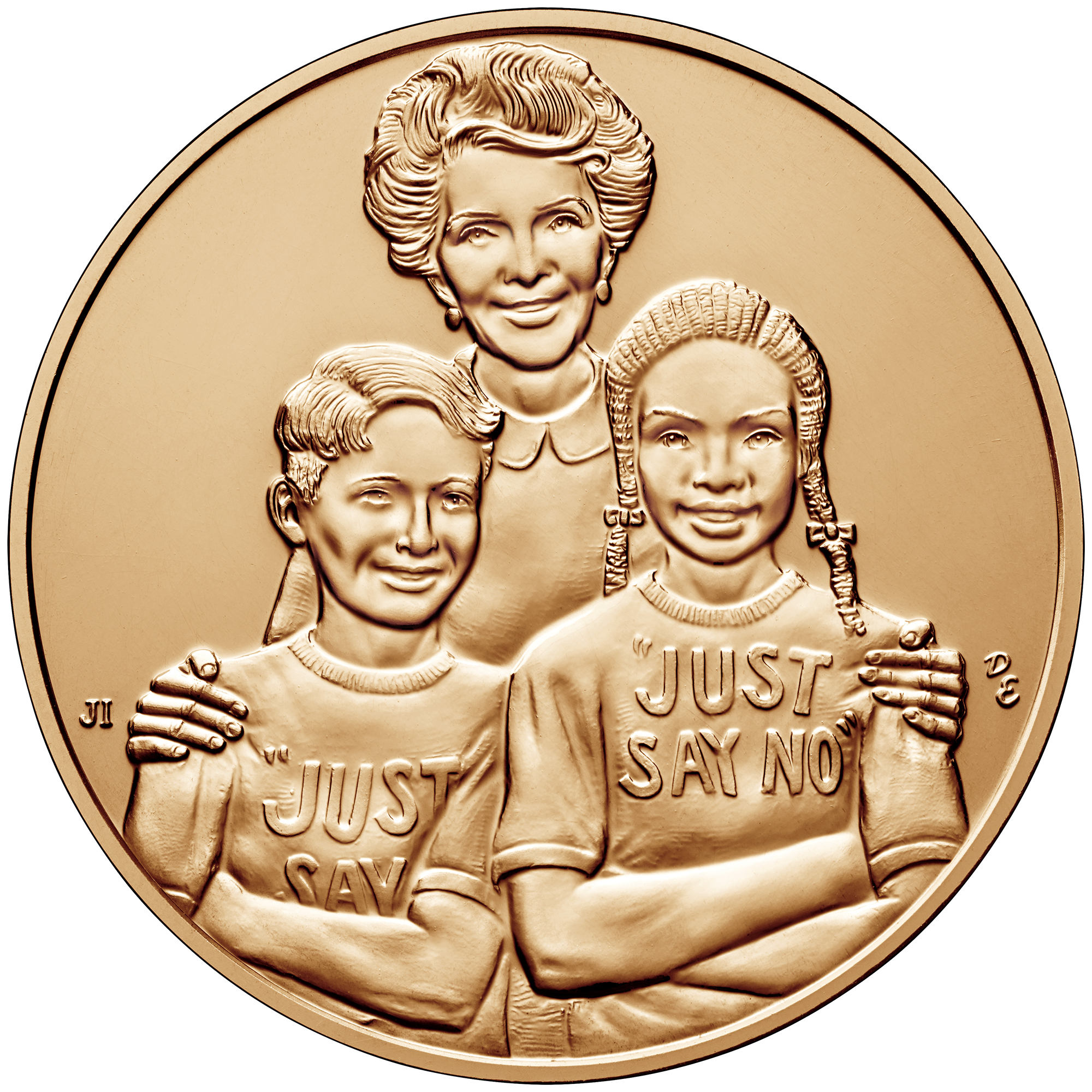 First Spouse Nancy Reagan Bronze Medal Reverse