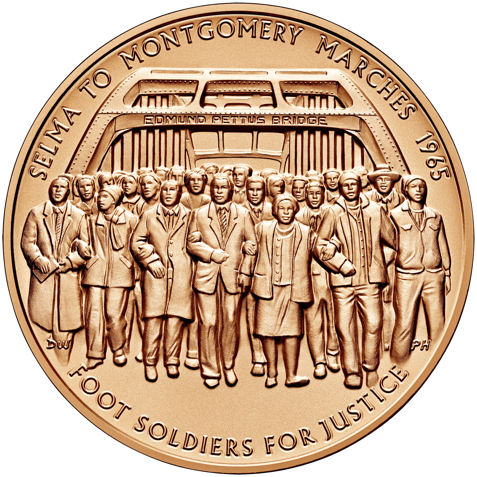 Selma Foot Soldiers of 1965 Medal Obverse