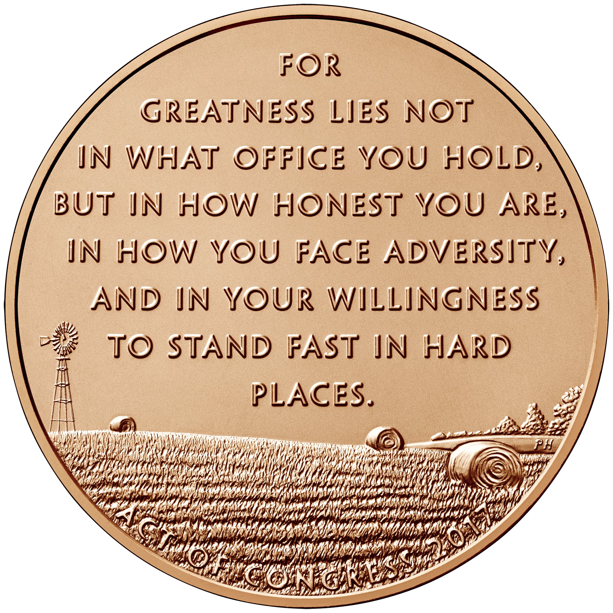 Bob Dole Medal Reverse