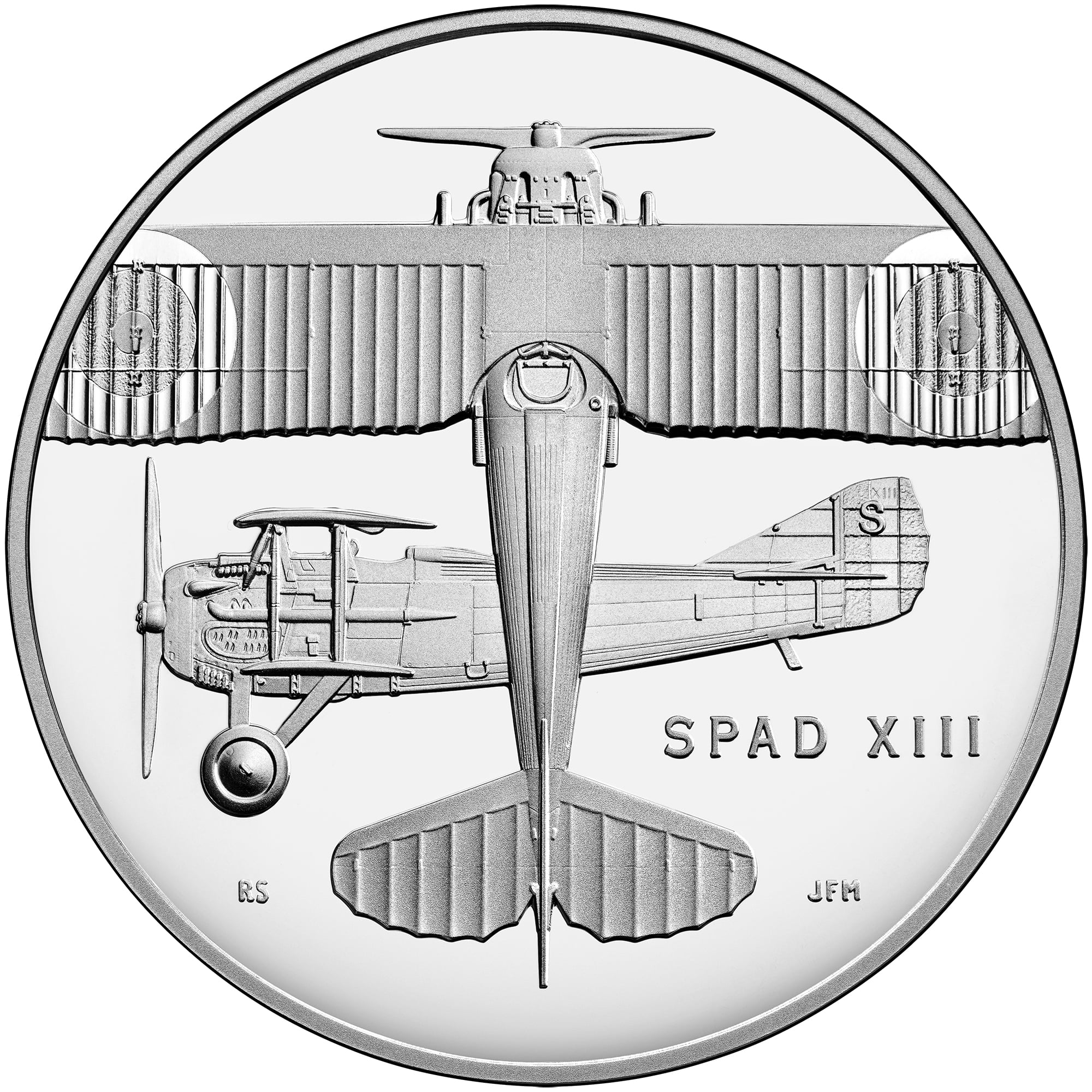 WWI Centennial Air Service Silver Medal Obverse