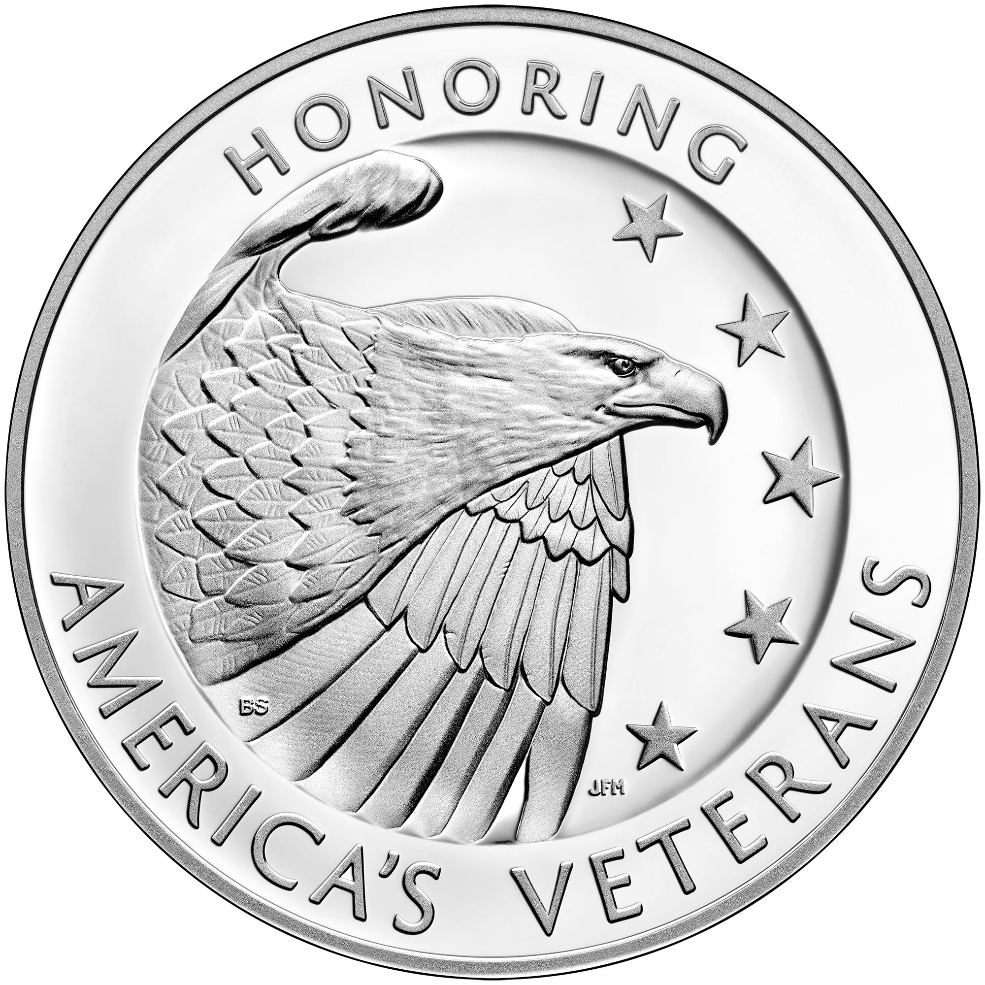 American Veterans Silver Medal Obverse