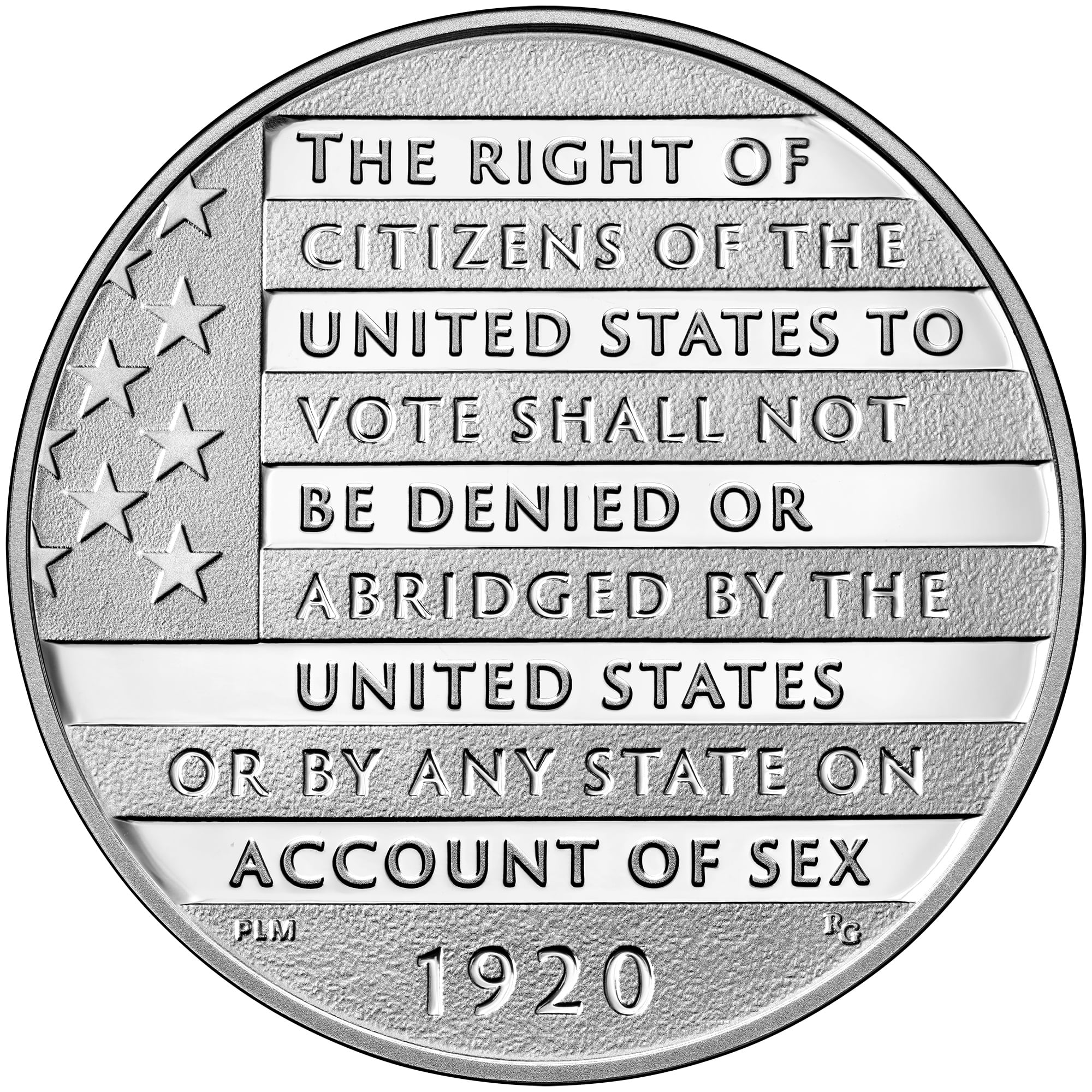 Women's Suffrage Silver Medal Reverse