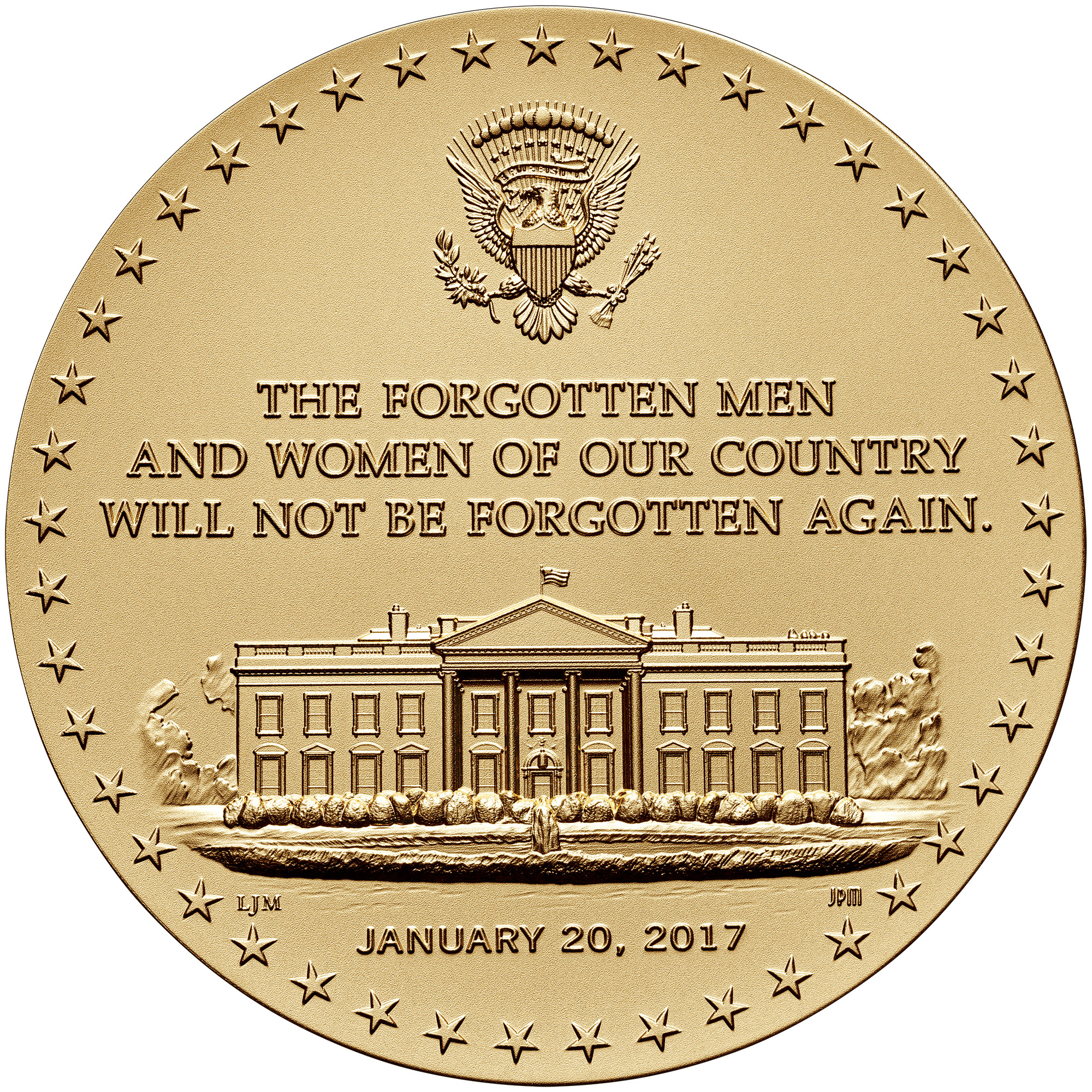 President Donald J. Trump Medal Reverse