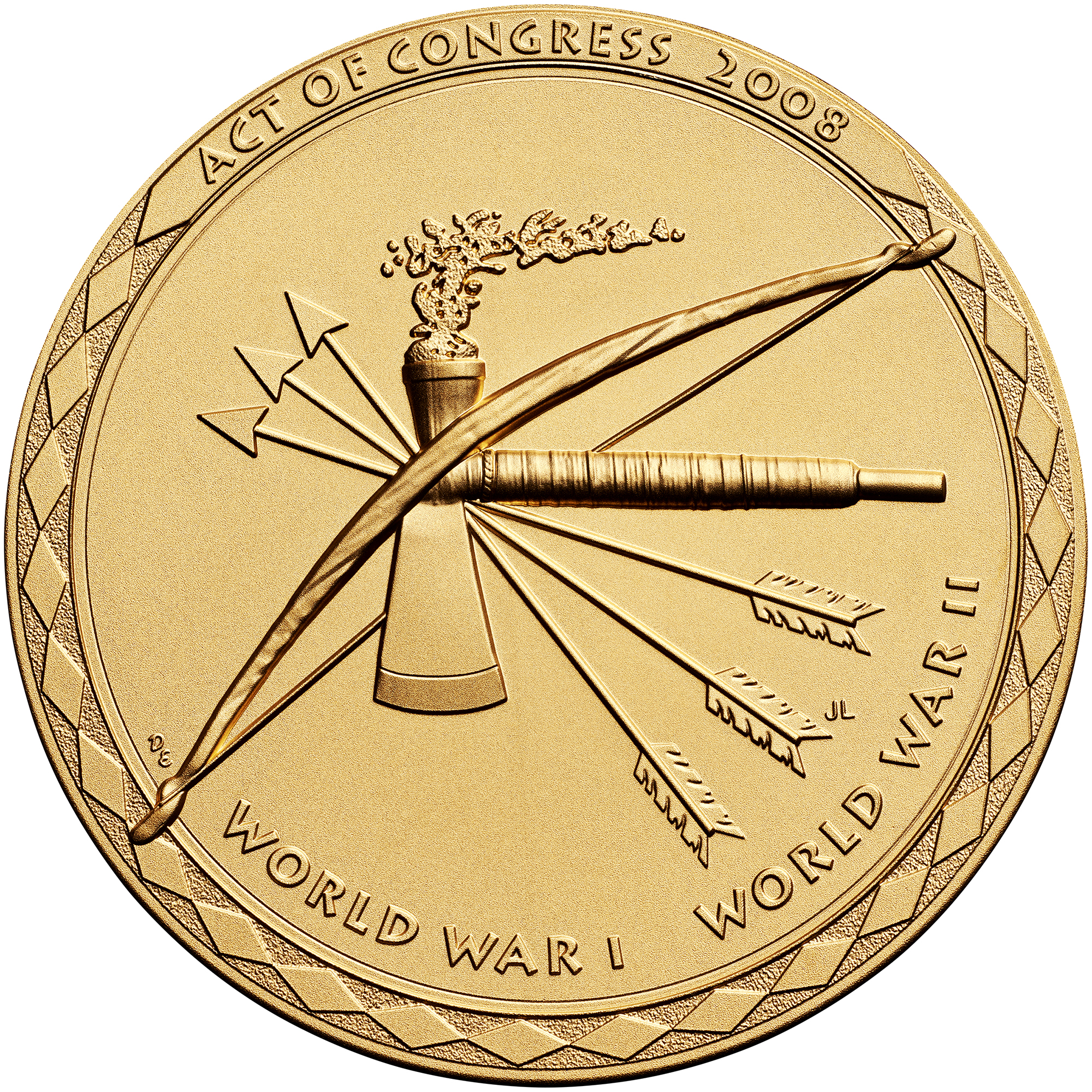 Choctaw Nation Code Talkers Medal Reverse