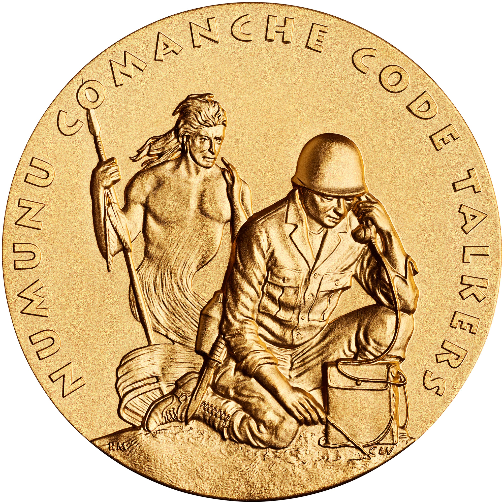Comanche Nation Code Talkers Medal Obverse