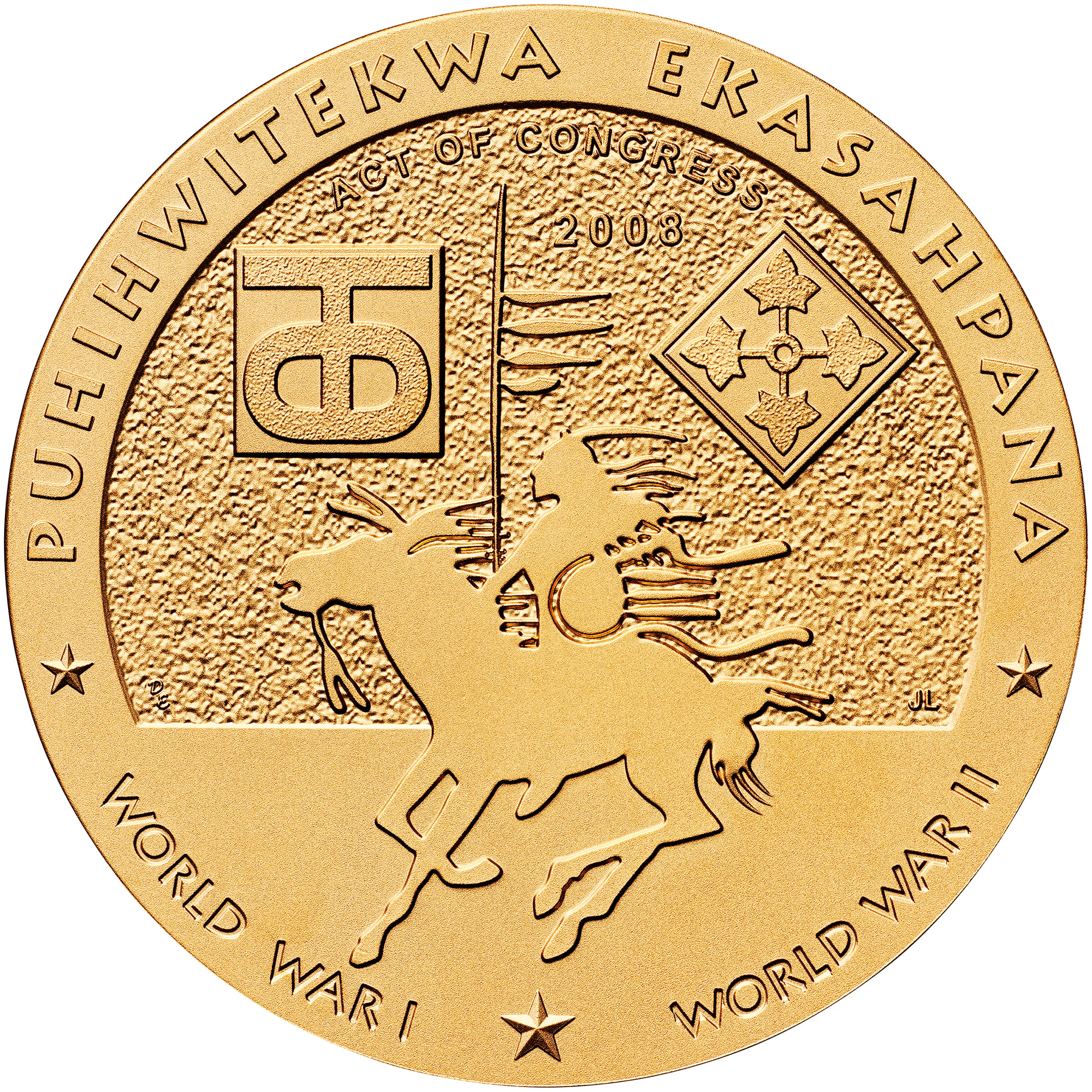 Comanche Nation Code Talkers Medal Reverse