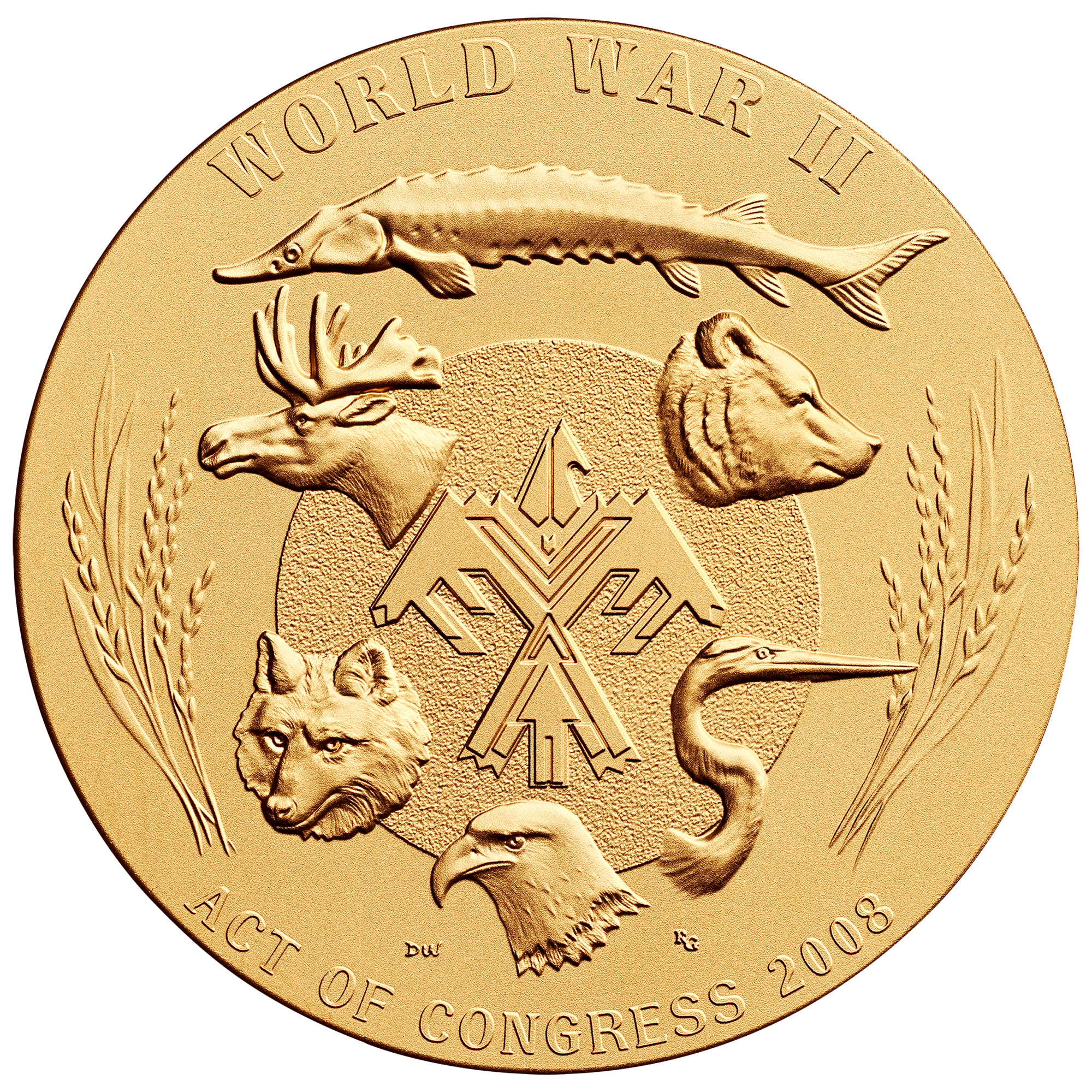 Menominee Nation Code Talkers Medal Reverse