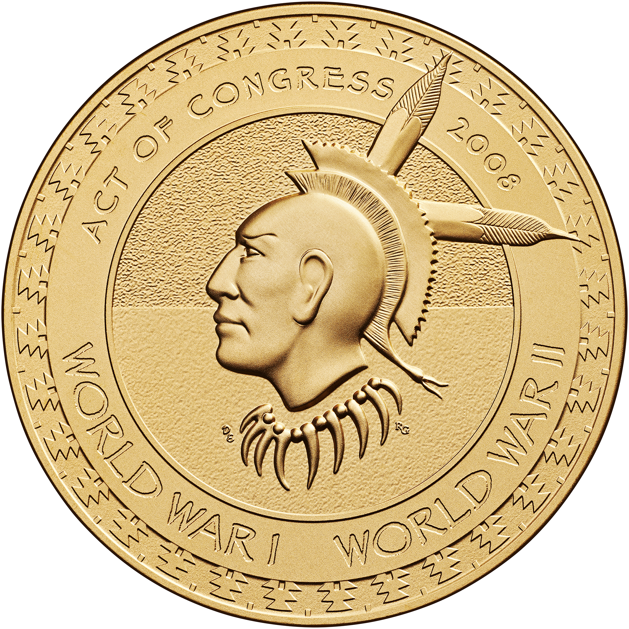 Meskwaki Nation Code Talkers Medal Reverse