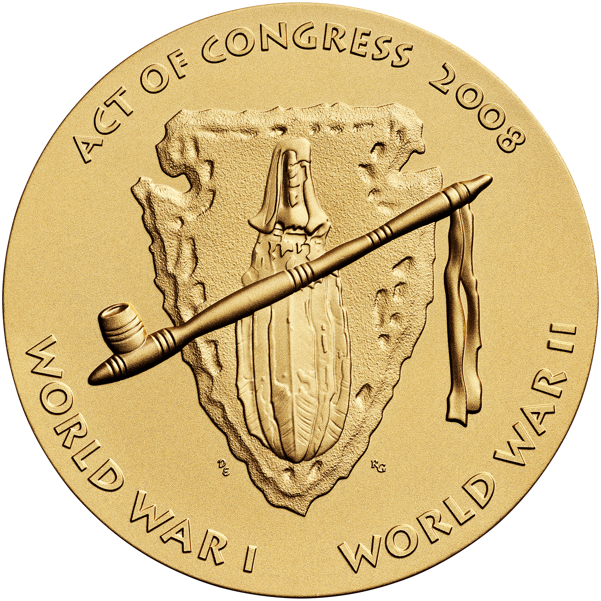 Osage Nation Code Talkers Medal Reverse