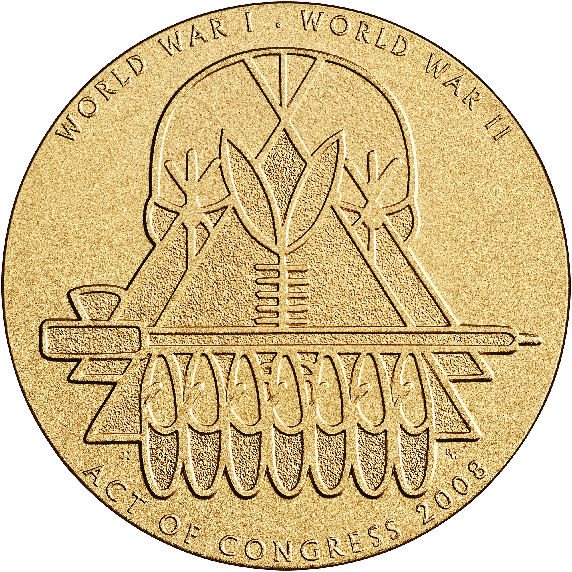 Ponca Tribe Code Talkers Medal Reverse