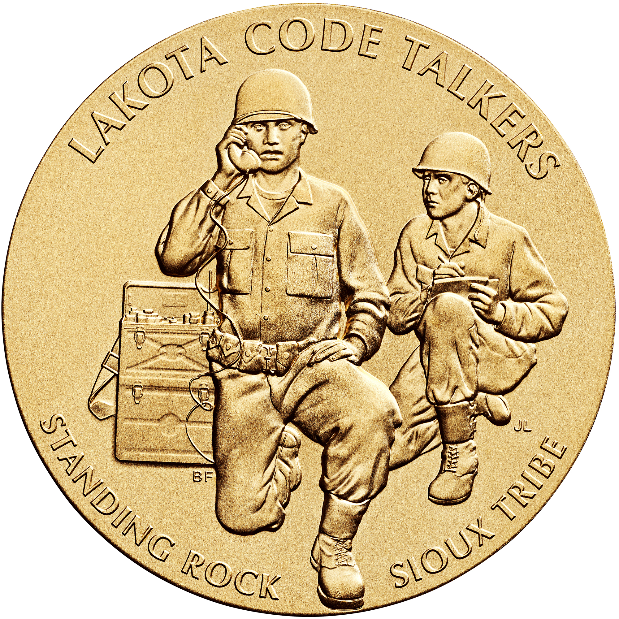 Standing Rock Sioux Tribe Code Talkers Obverse
