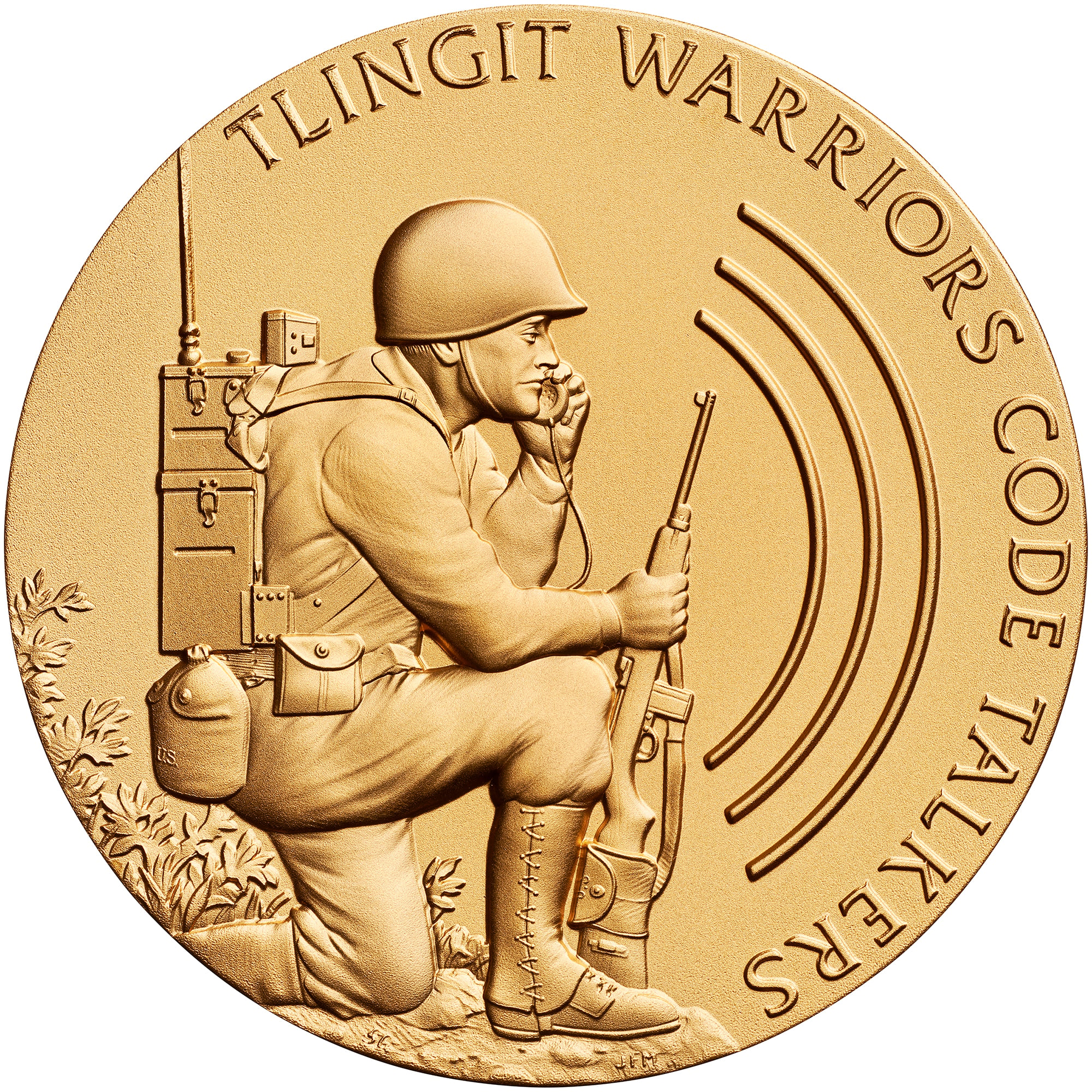 Tlingit Tribe Code Talkers Medal Obverse