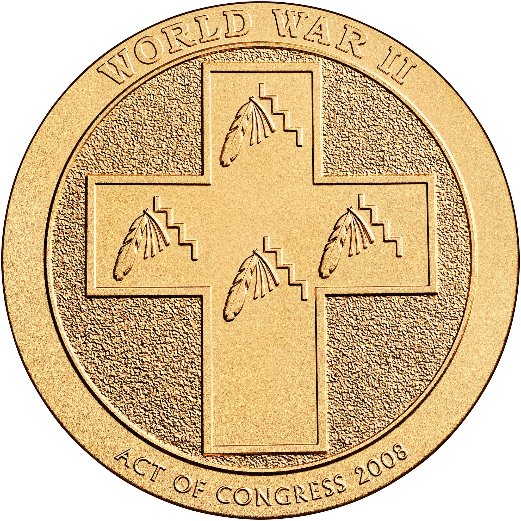 Tonto Apache Code Talkers Medal Reverse