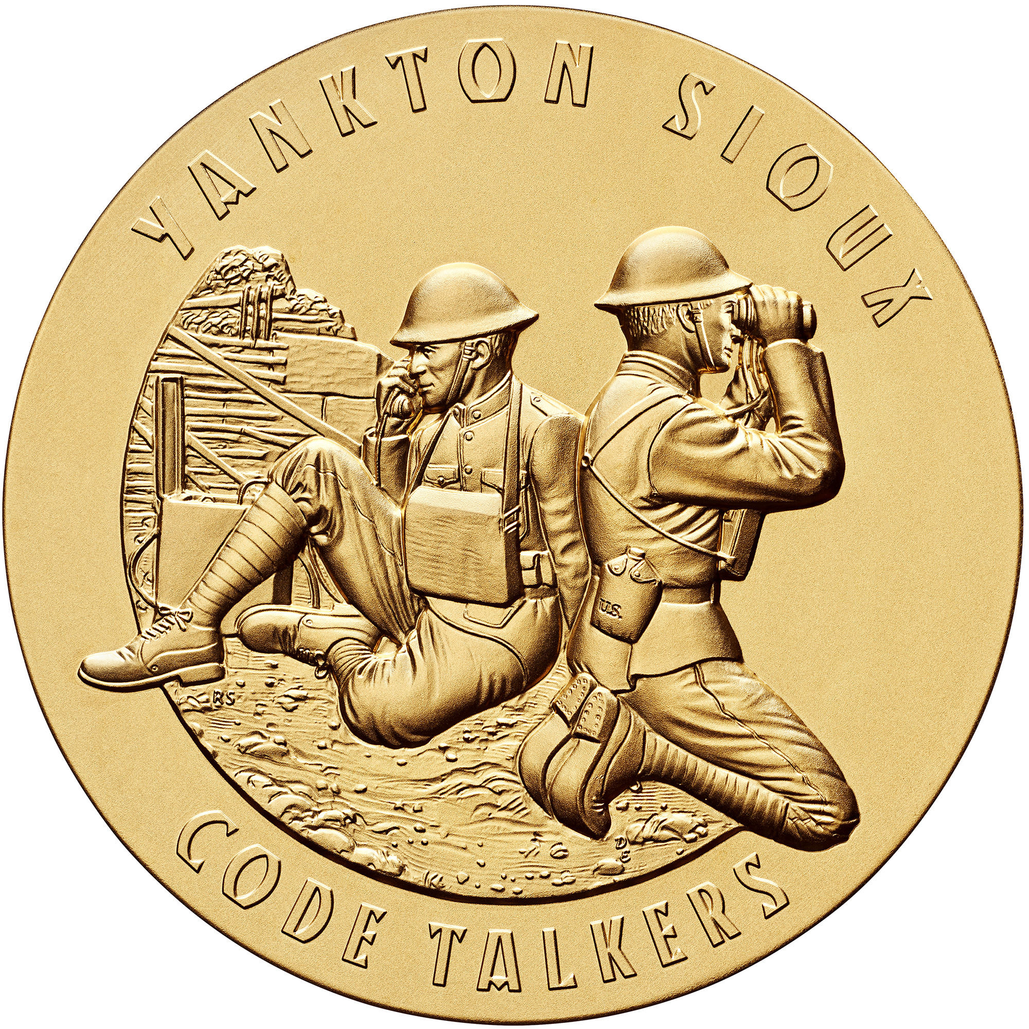 Yankton Sioux Code Talkers Medal Obverse