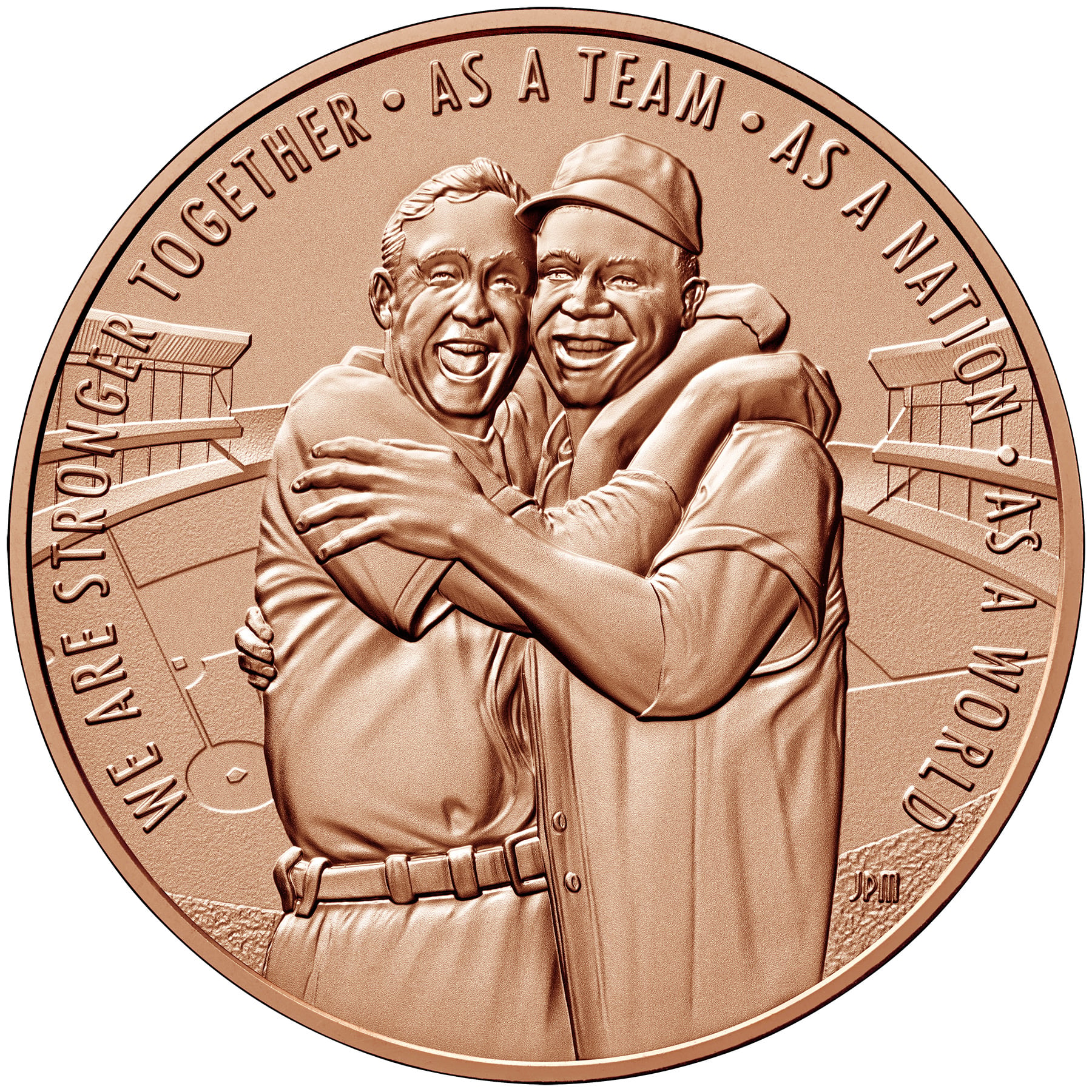 Larry Doby Bronze Medal Reverse