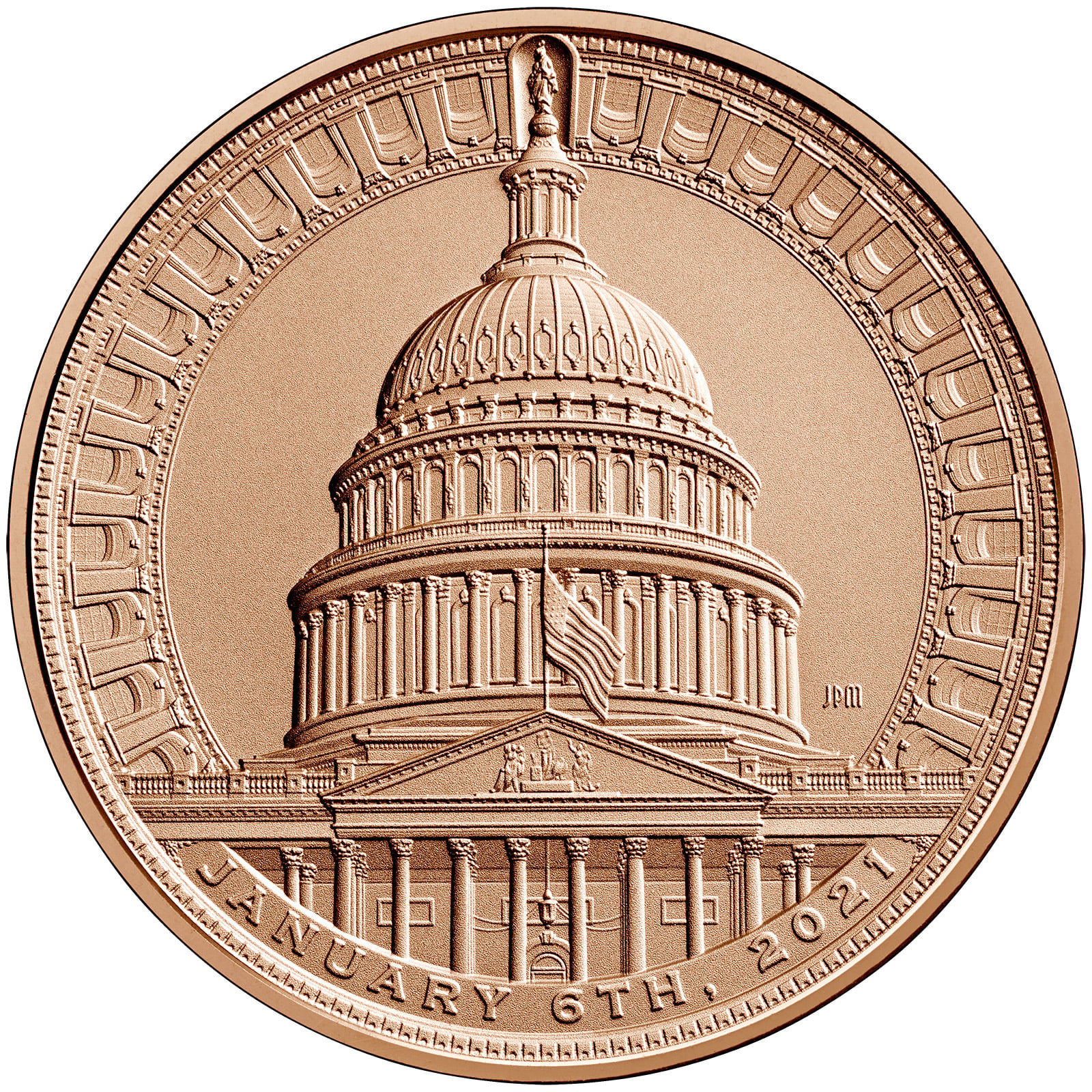 U.S. Capitol Police Bronze Medal Obverse