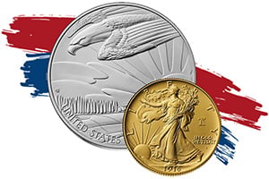 Best of the Mint Walking Liberty Coin Medal Set